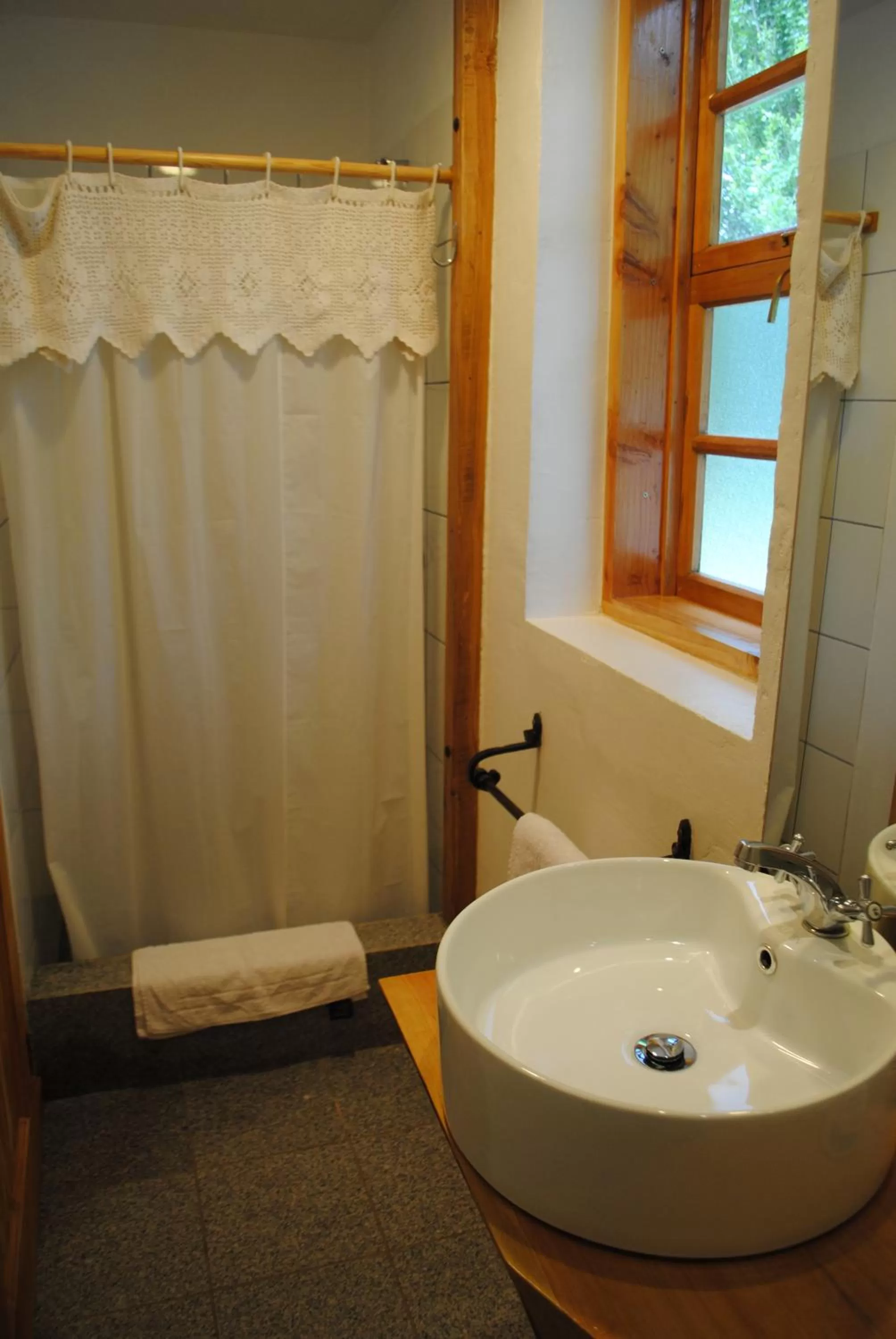 Bathroom in Hostería de la Patagonia