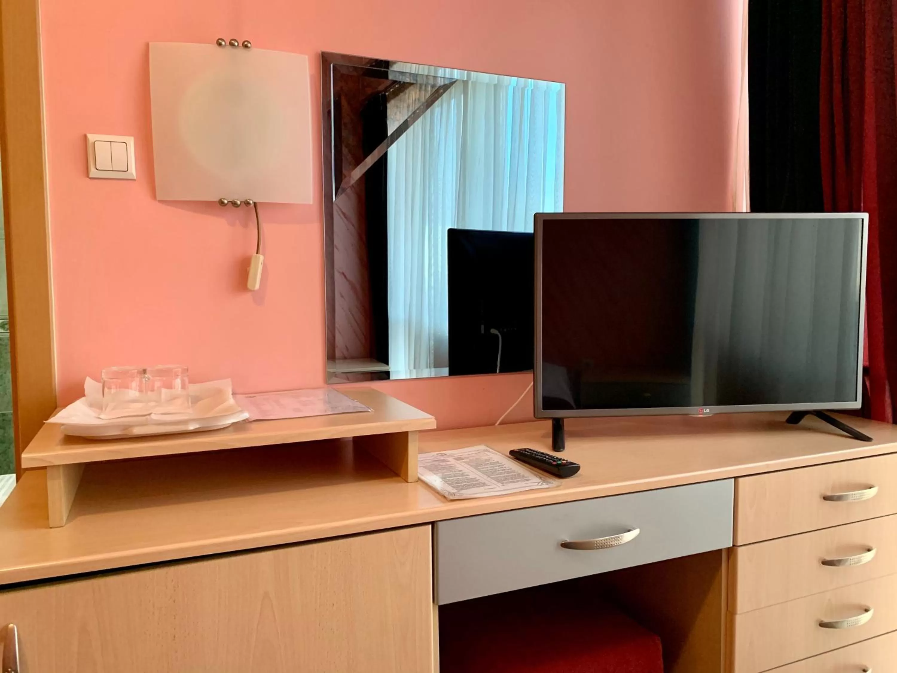 TV/Entertainment Center in Hotel Brkic