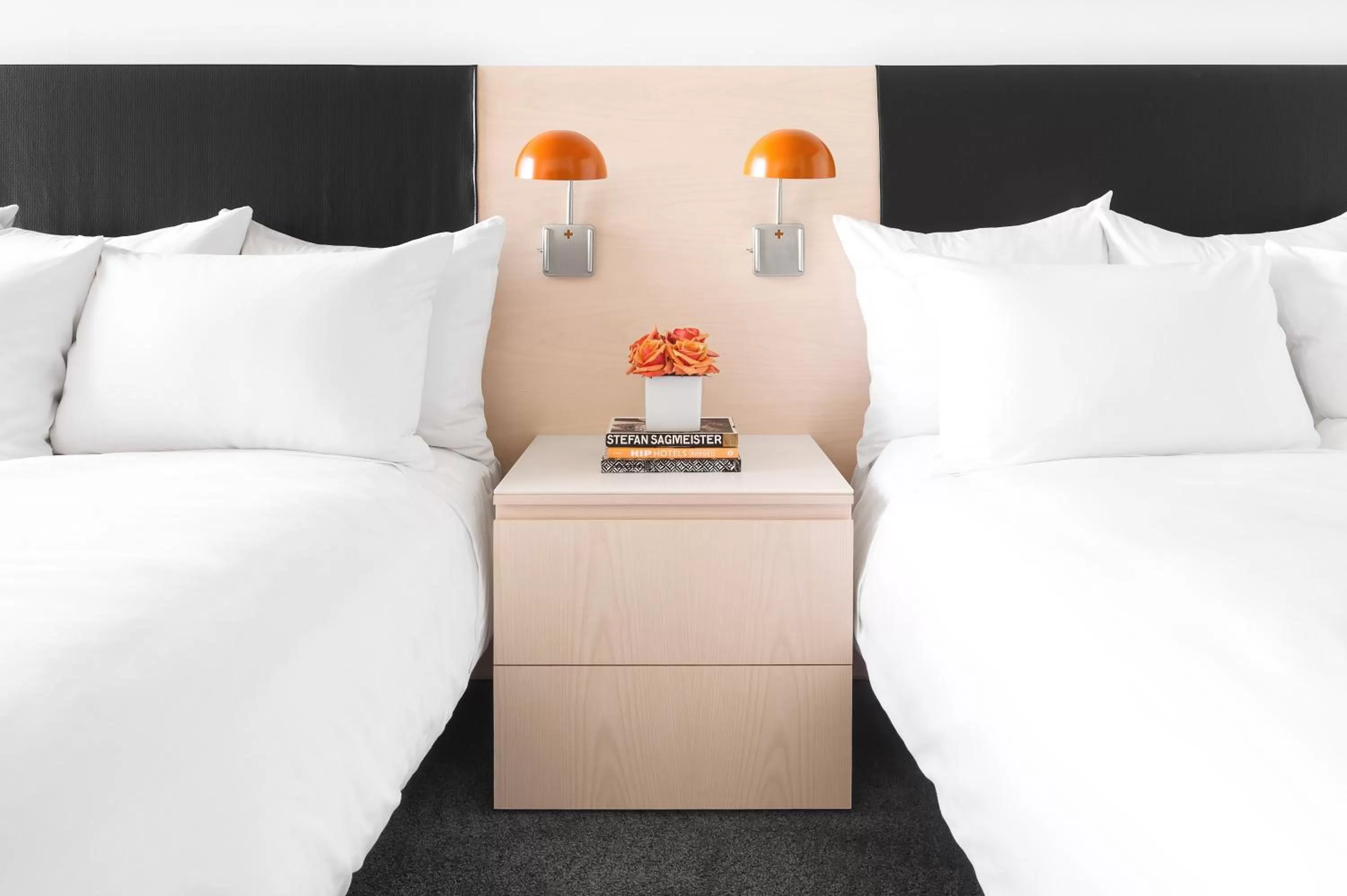 Decorative detail, Bed in Fordson Hotel, in the Unbound Collection by Hyatt