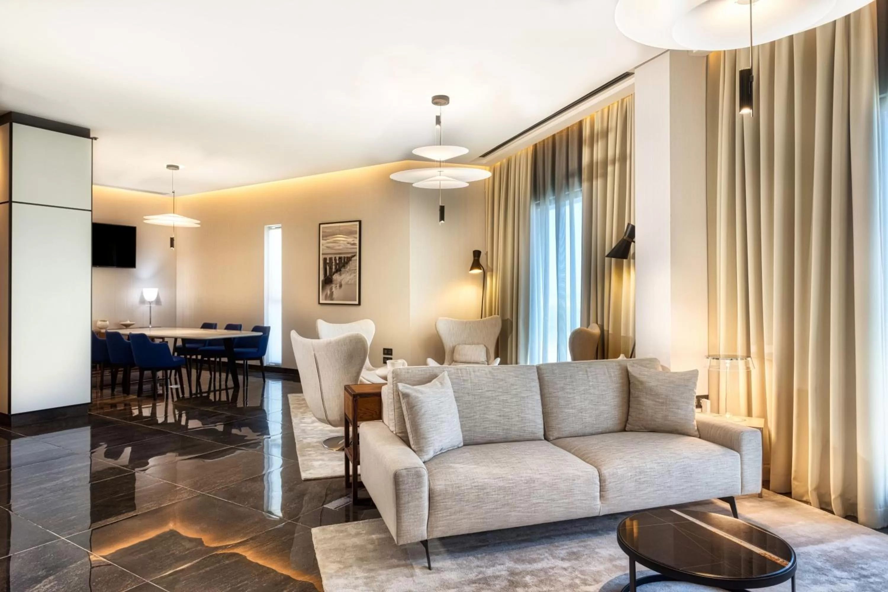 Lounge or bar in Tunis Marriott Hotel