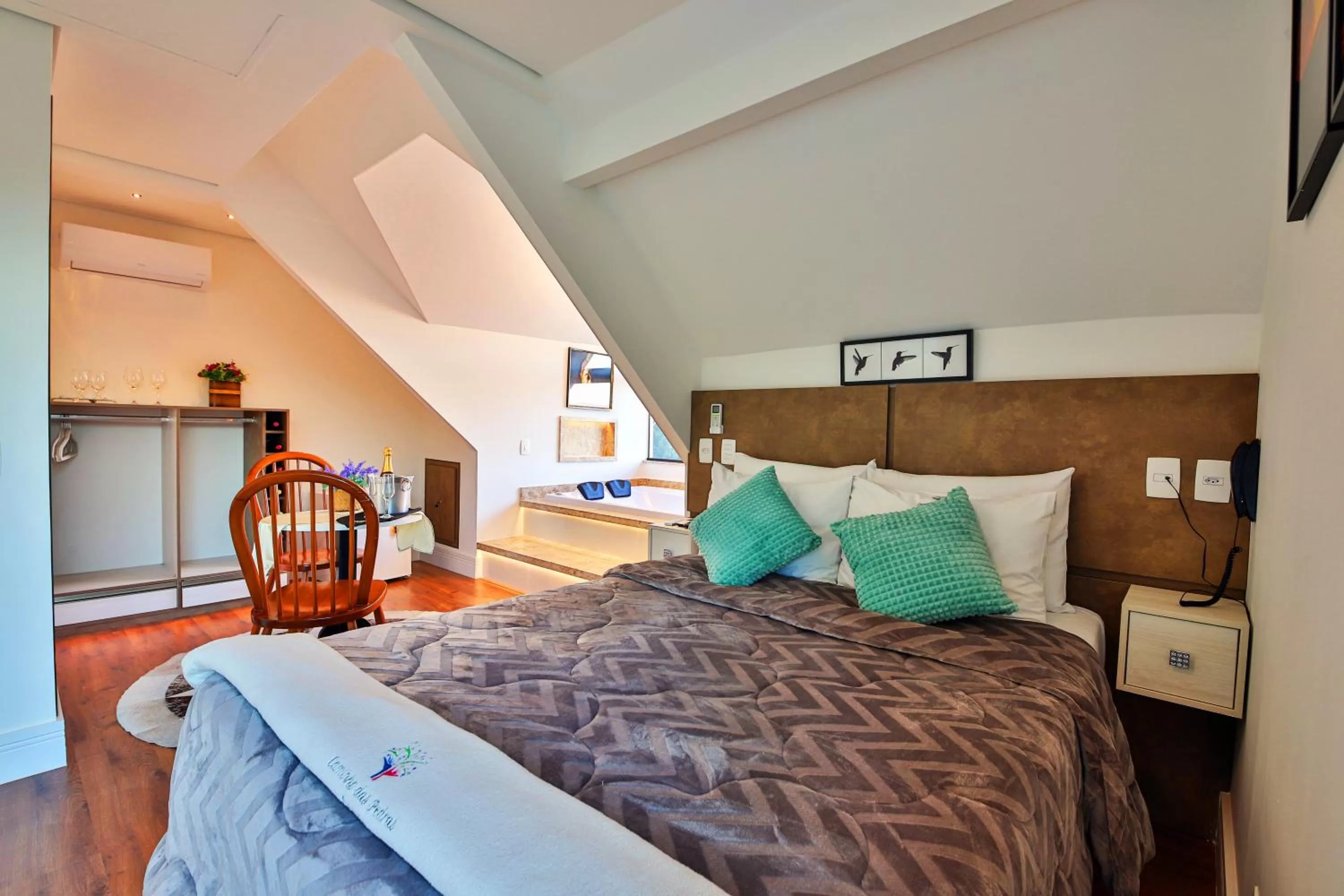 Bed in Caminho das Pedras Pousada de Charme