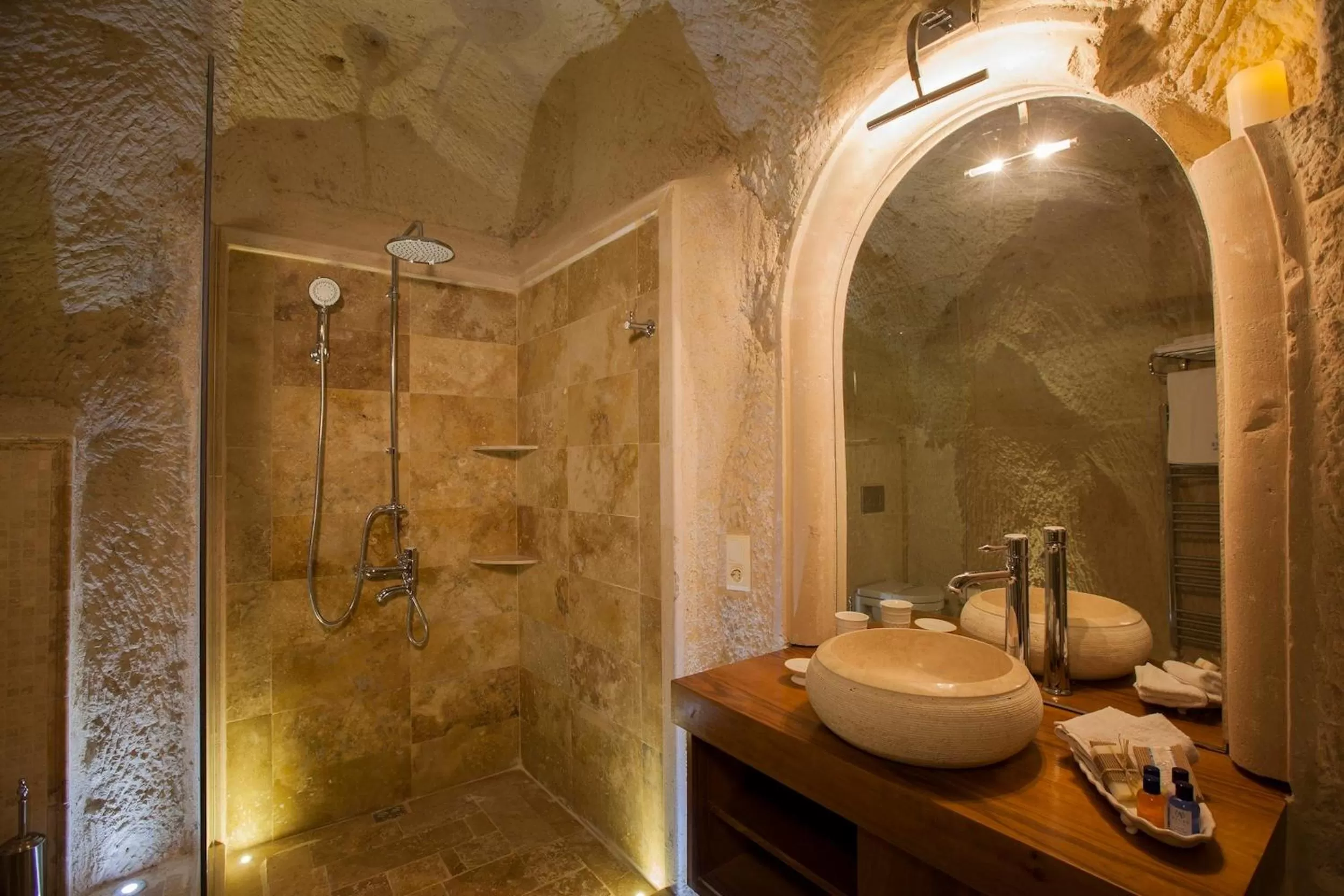 Bathroom in Azure Cave Suites - Cappadocia