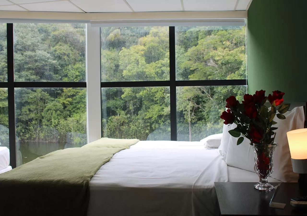 View (from property/room), Bed in Uiara Amazon Resort