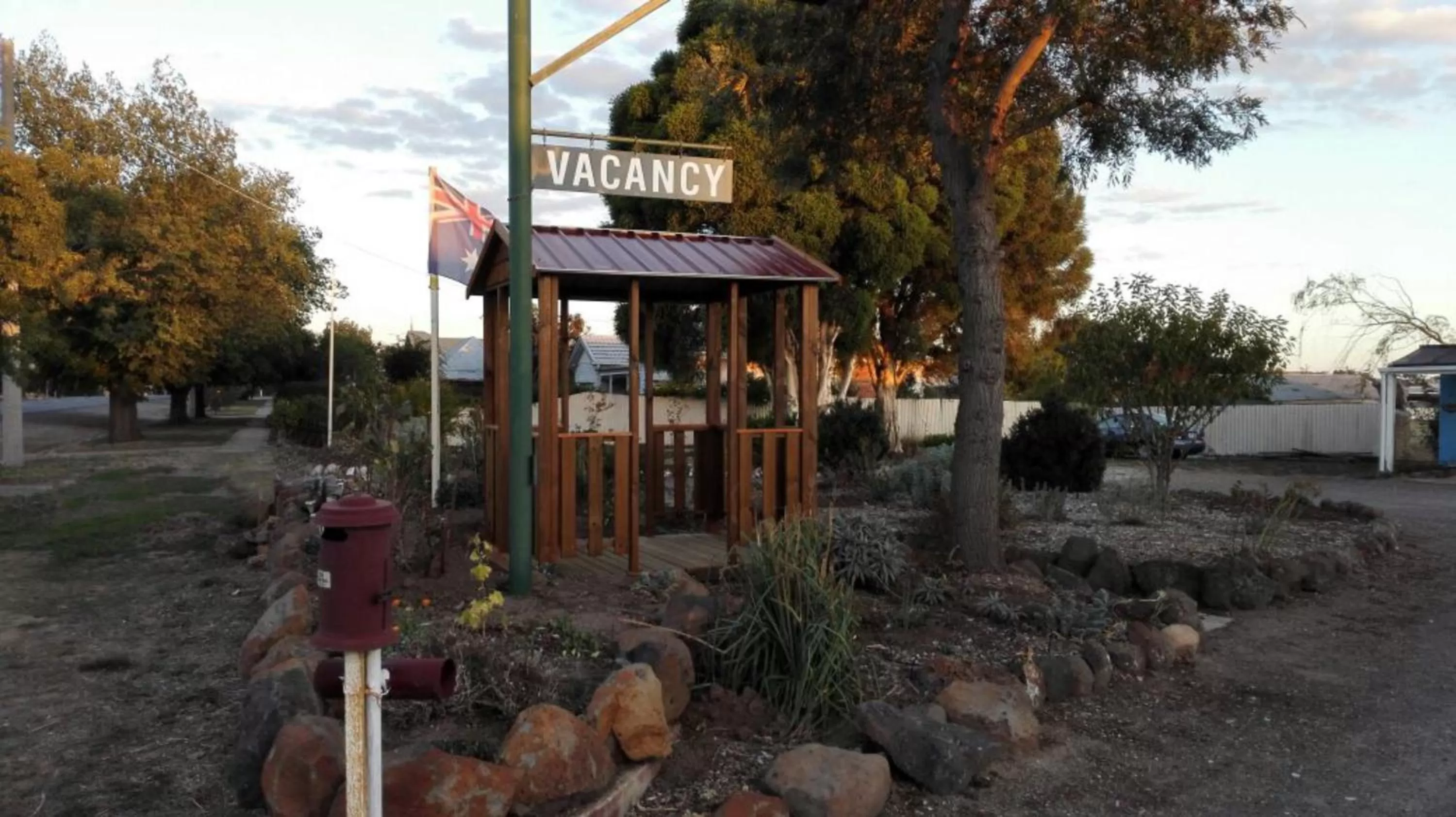 Garden in Clunes Motel