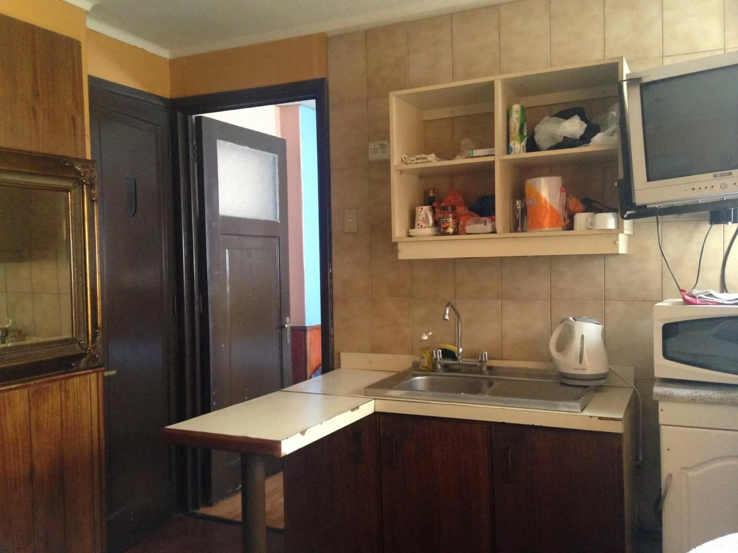 Dining area, Kitchen/Kitchenette in Hotel La Castellana