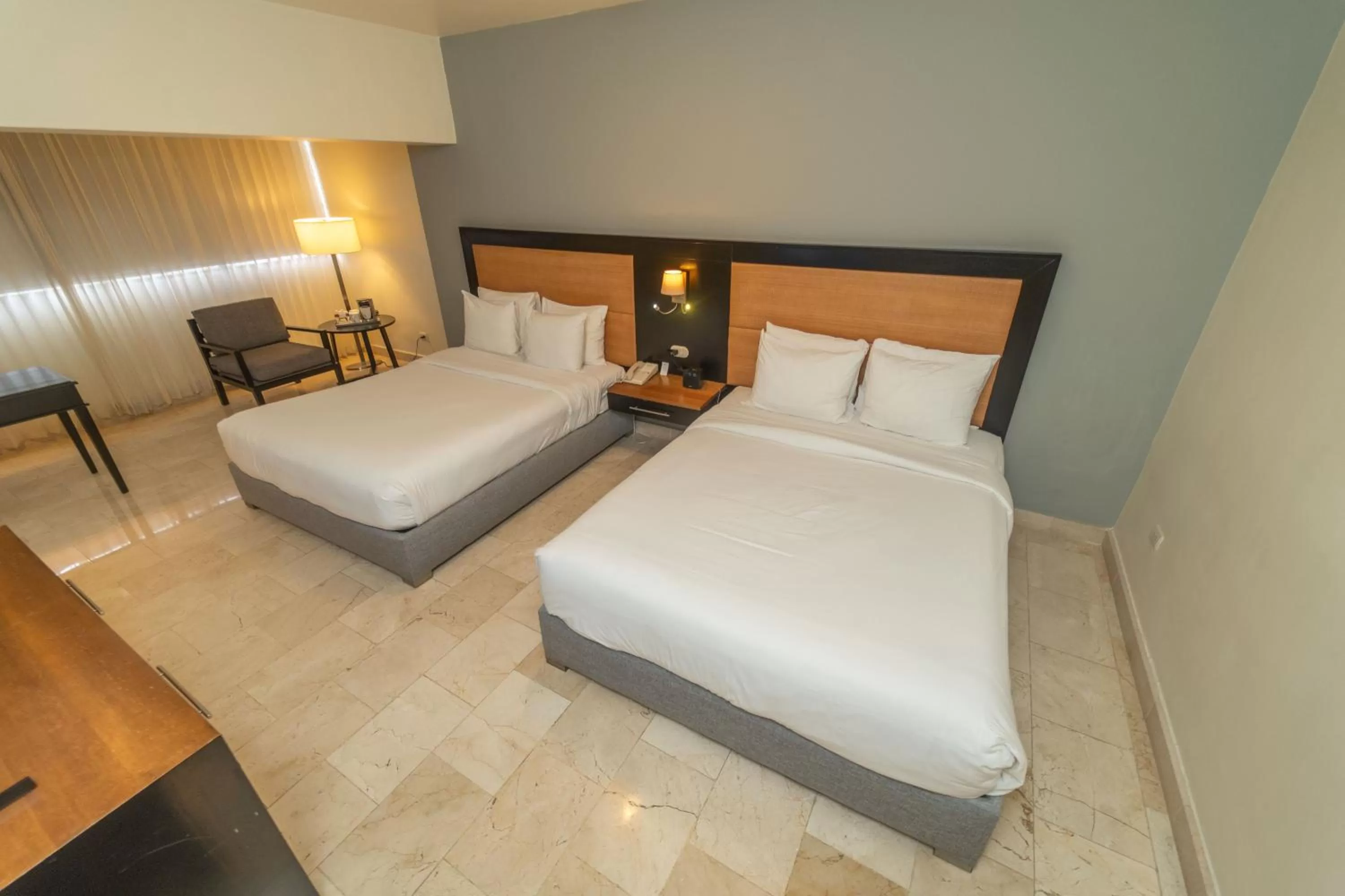 Bed in Radisson Hotel Santo Domingo