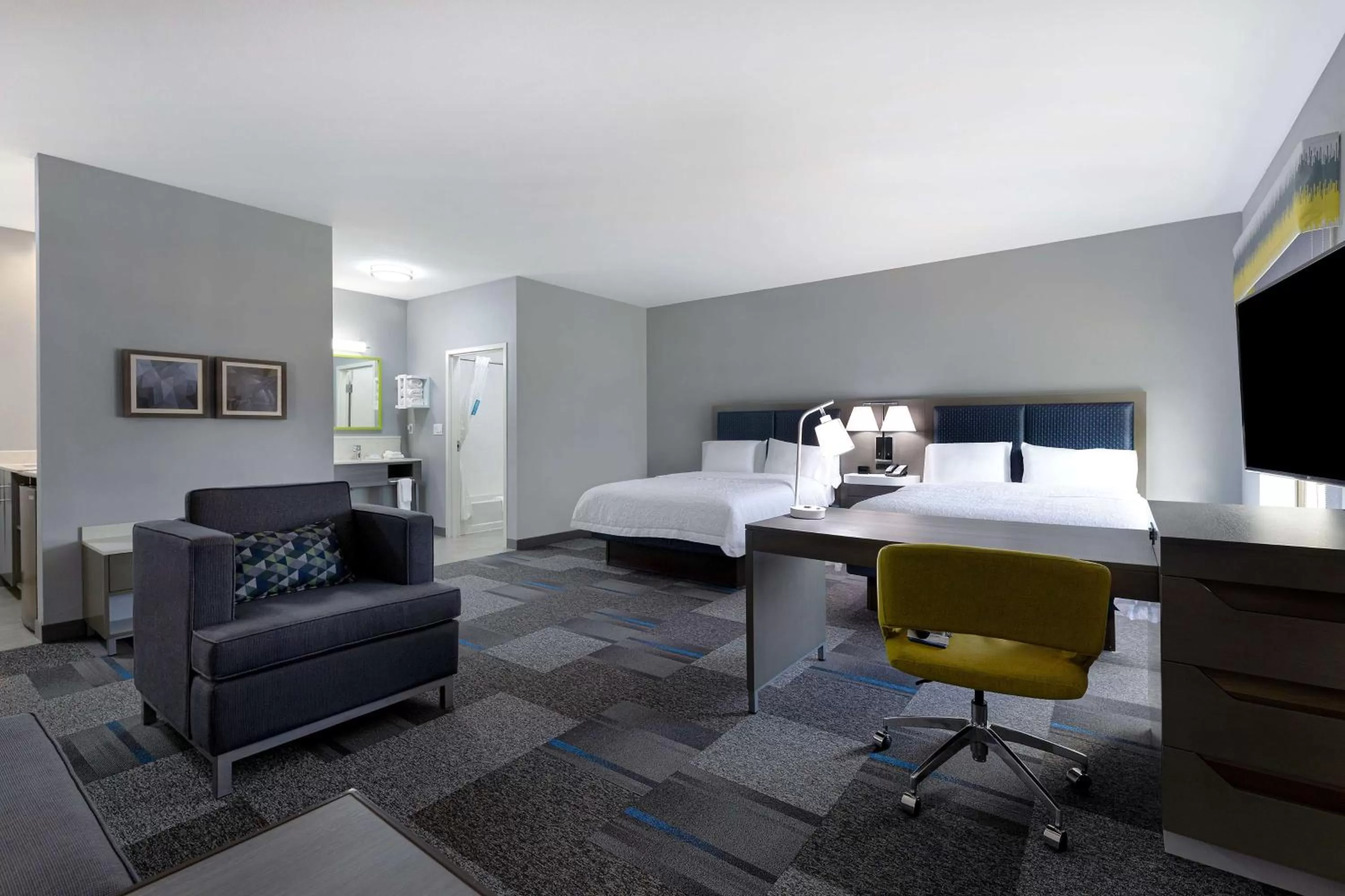 Bedroom, Bed in Hampton Inn & Suites Nacogdoches