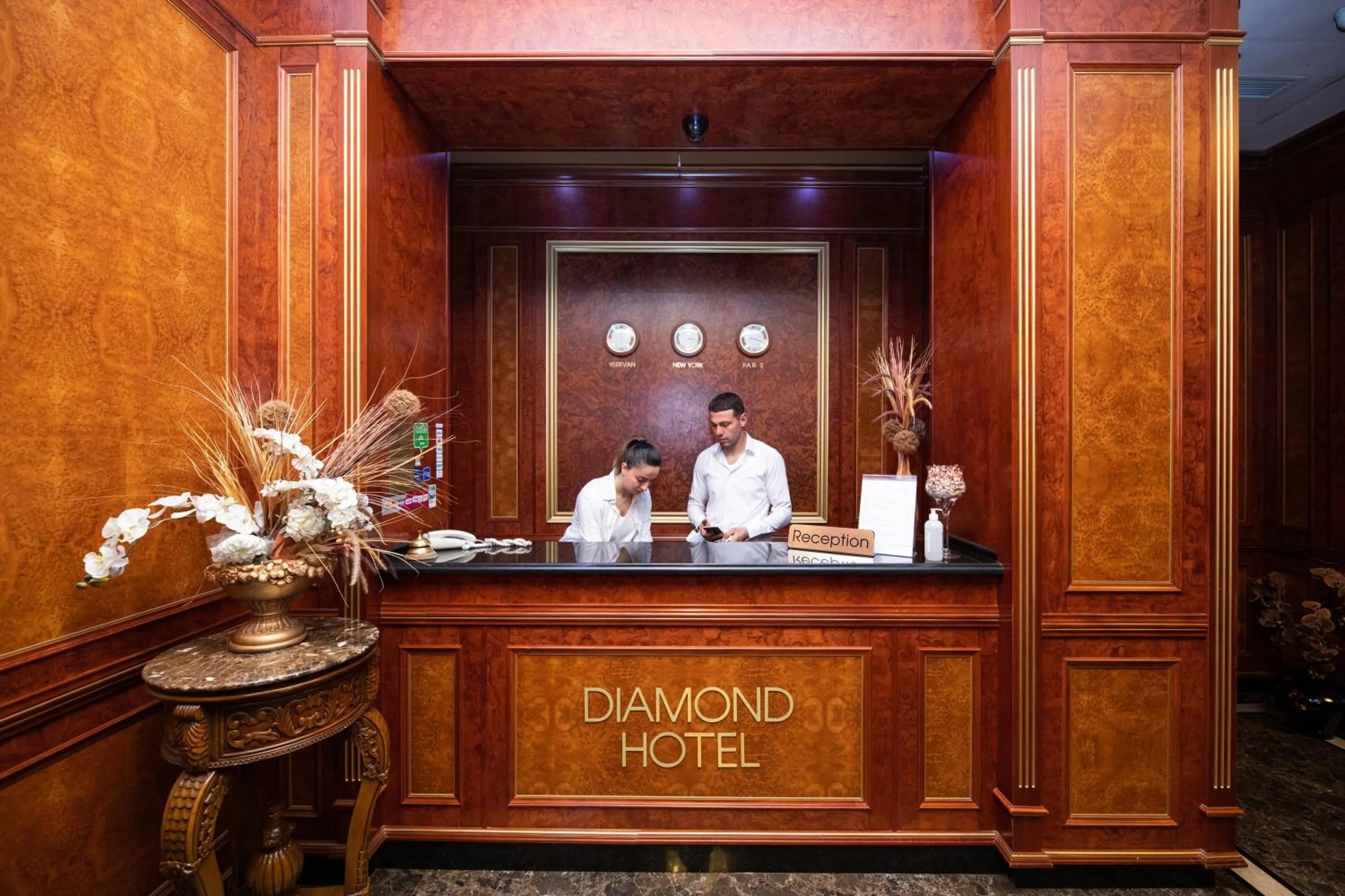Lobby or reception in Diamond Hotel Yerevan
