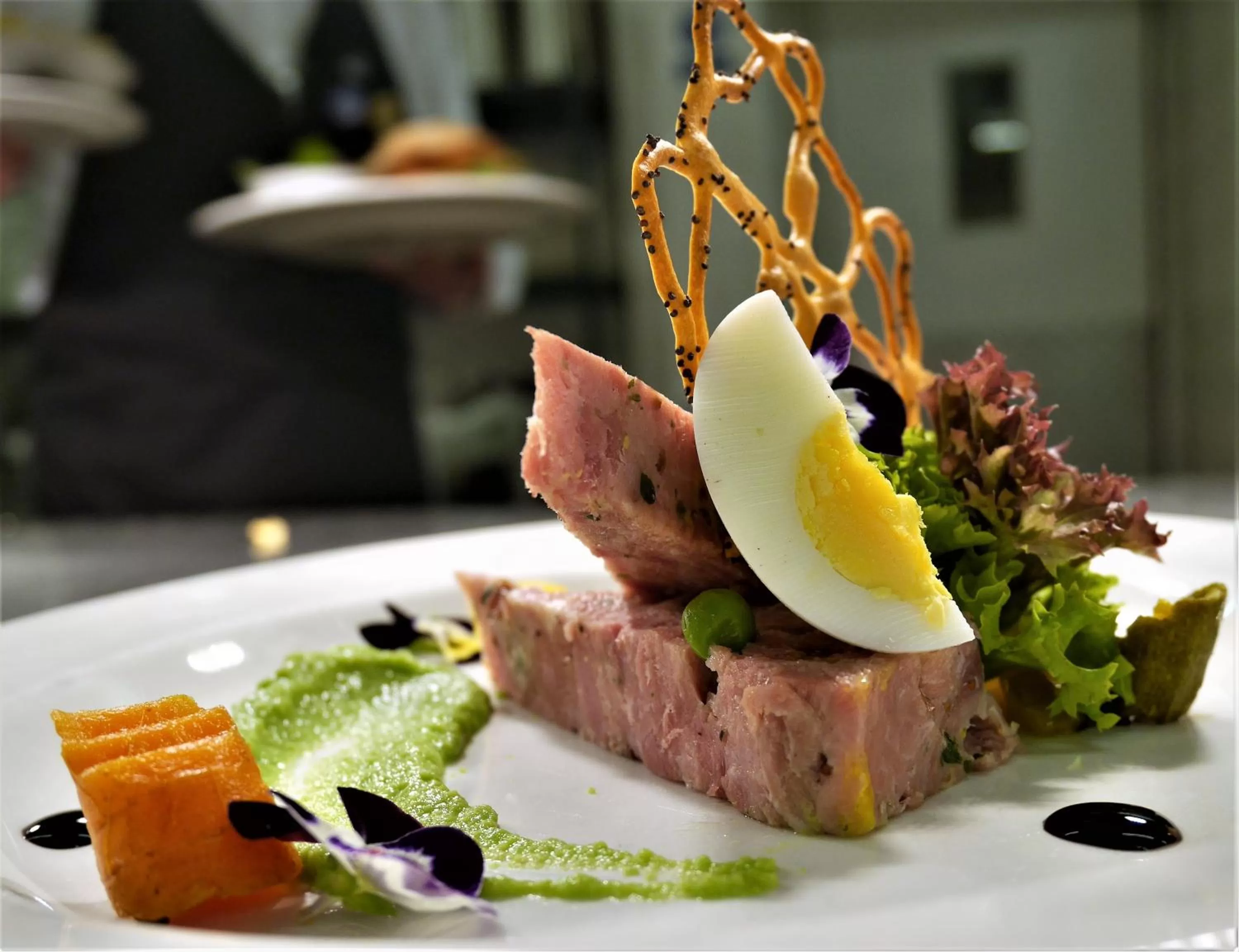 Food close-up in Novotel London Stansted Airport