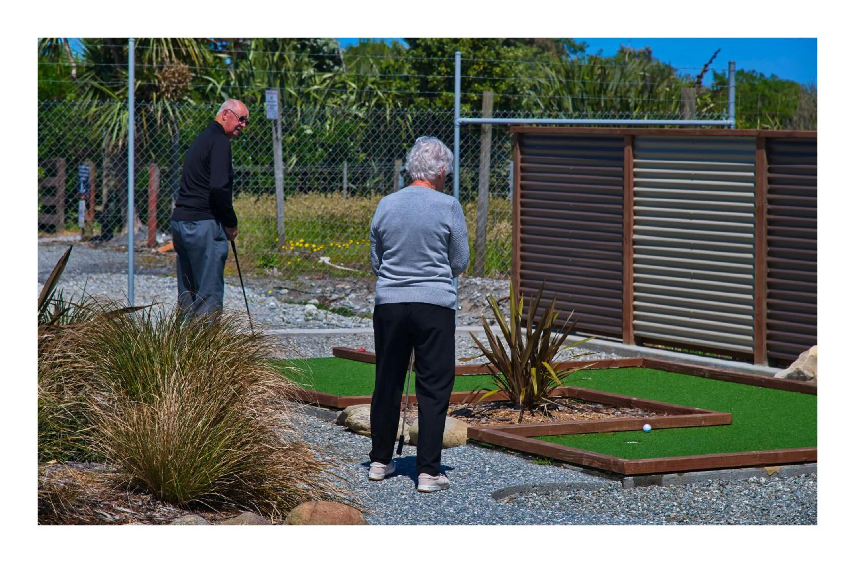 Minigolf in Greymouth Seaside TOP 10 Holiday Park
