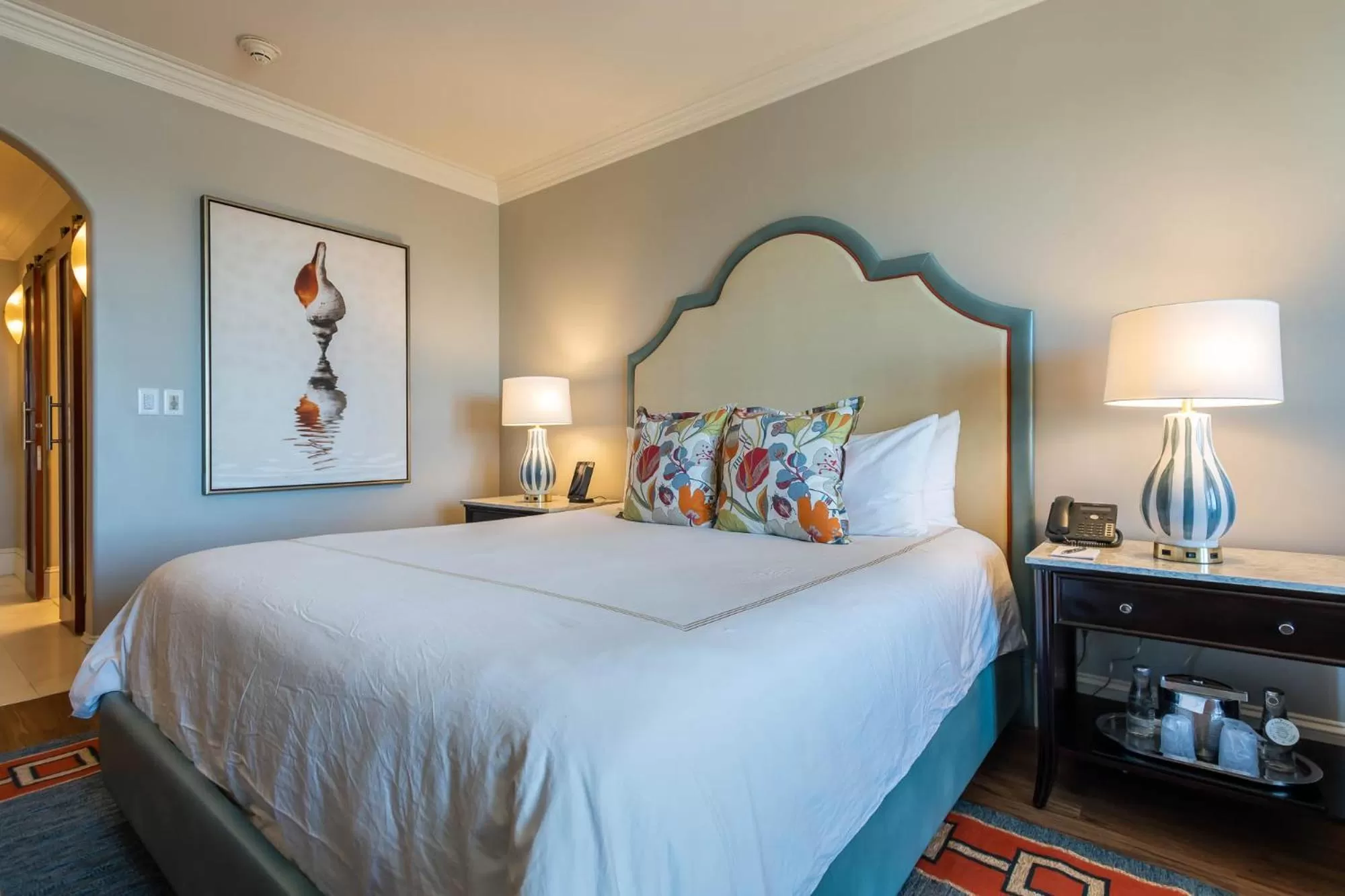 Bed in The Pearl Hotel