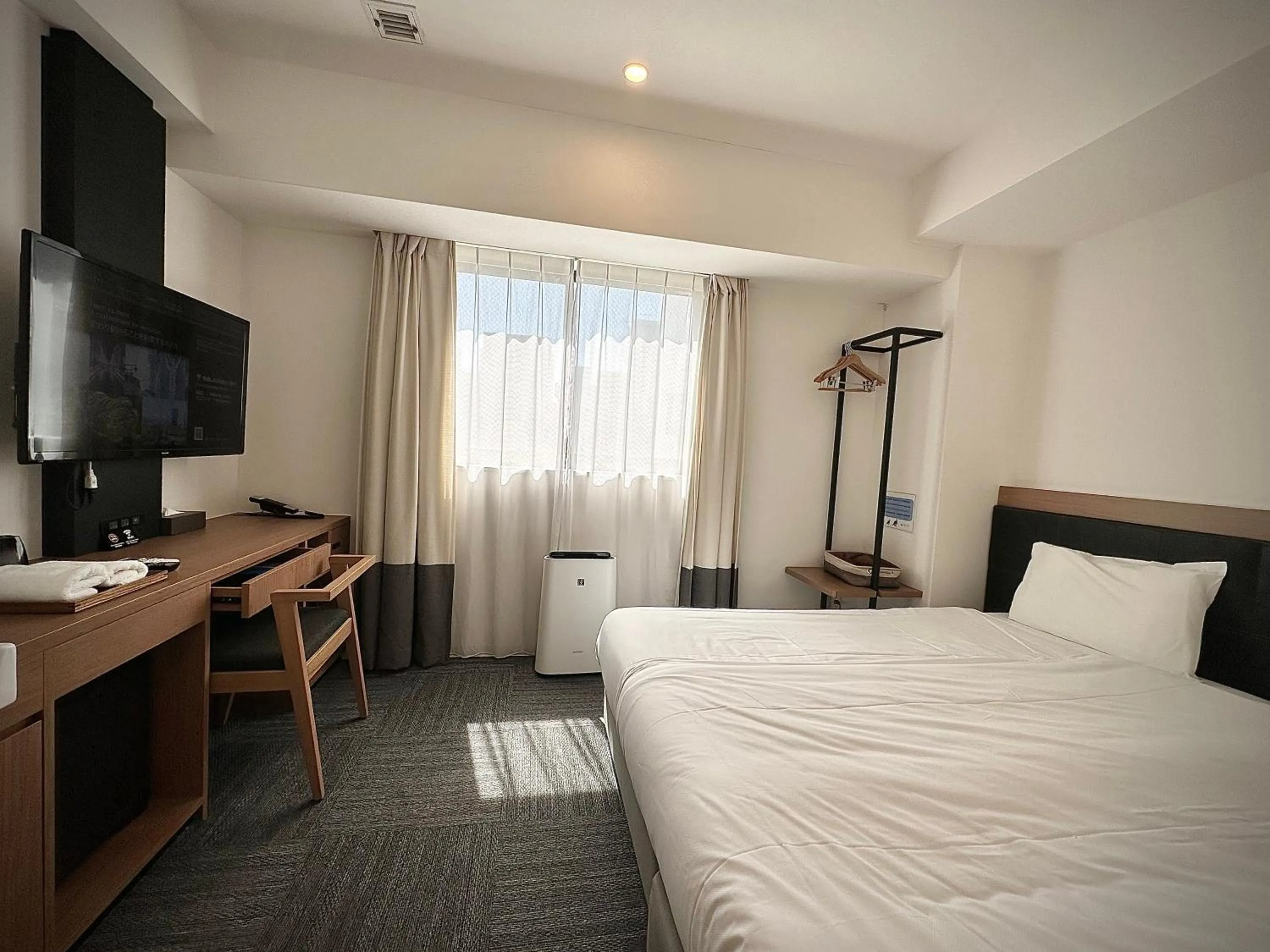 Bed in Henn na Hotel Osaka Namba