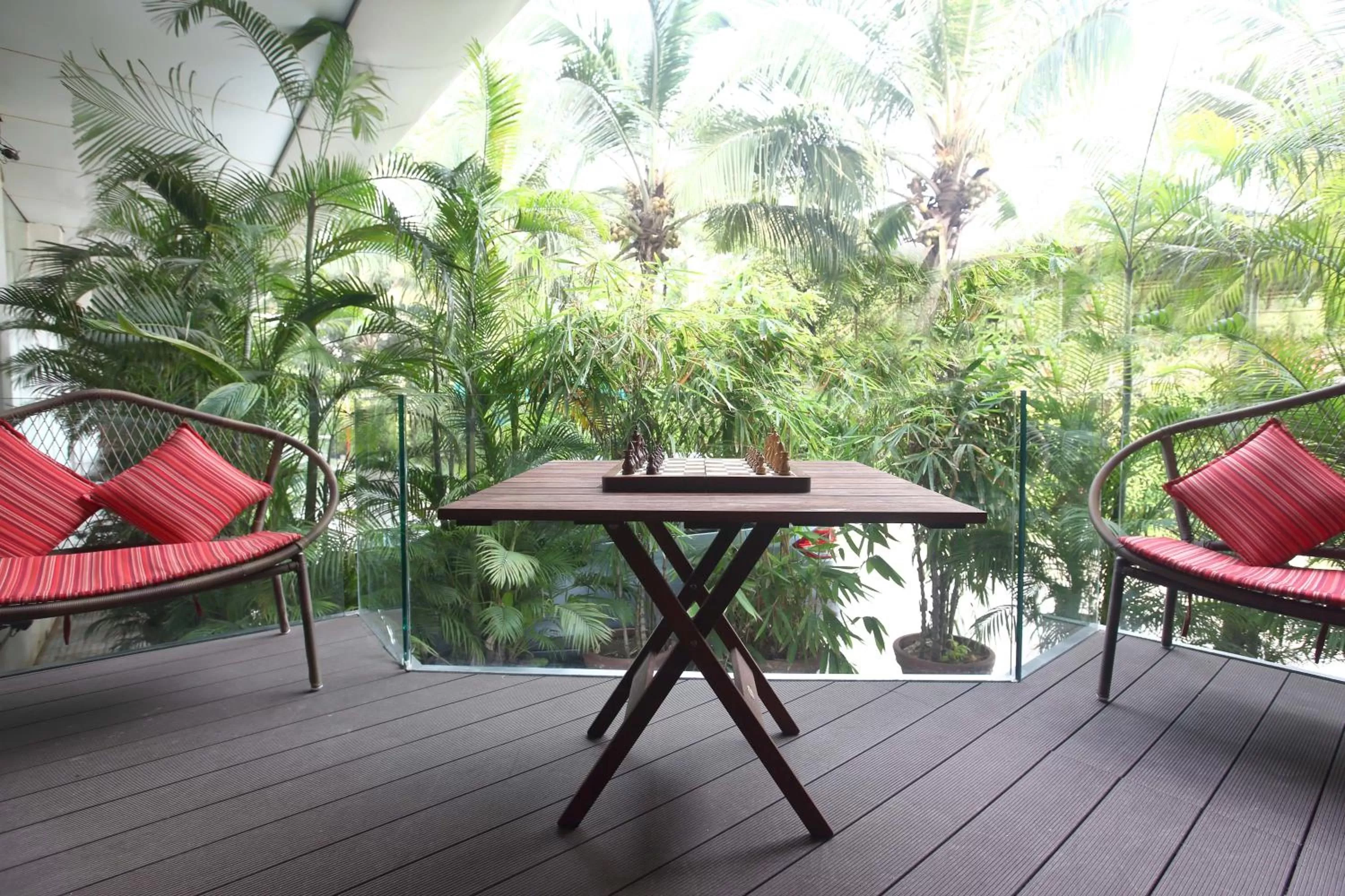 Garden view in Mirage Hotel, Mumbai International Airport