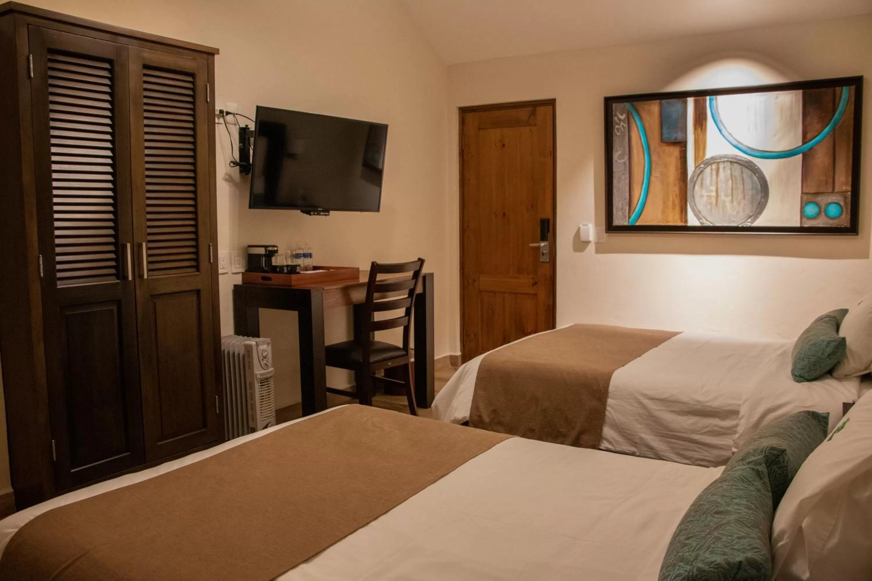 Bed in Hotel Villa Murano