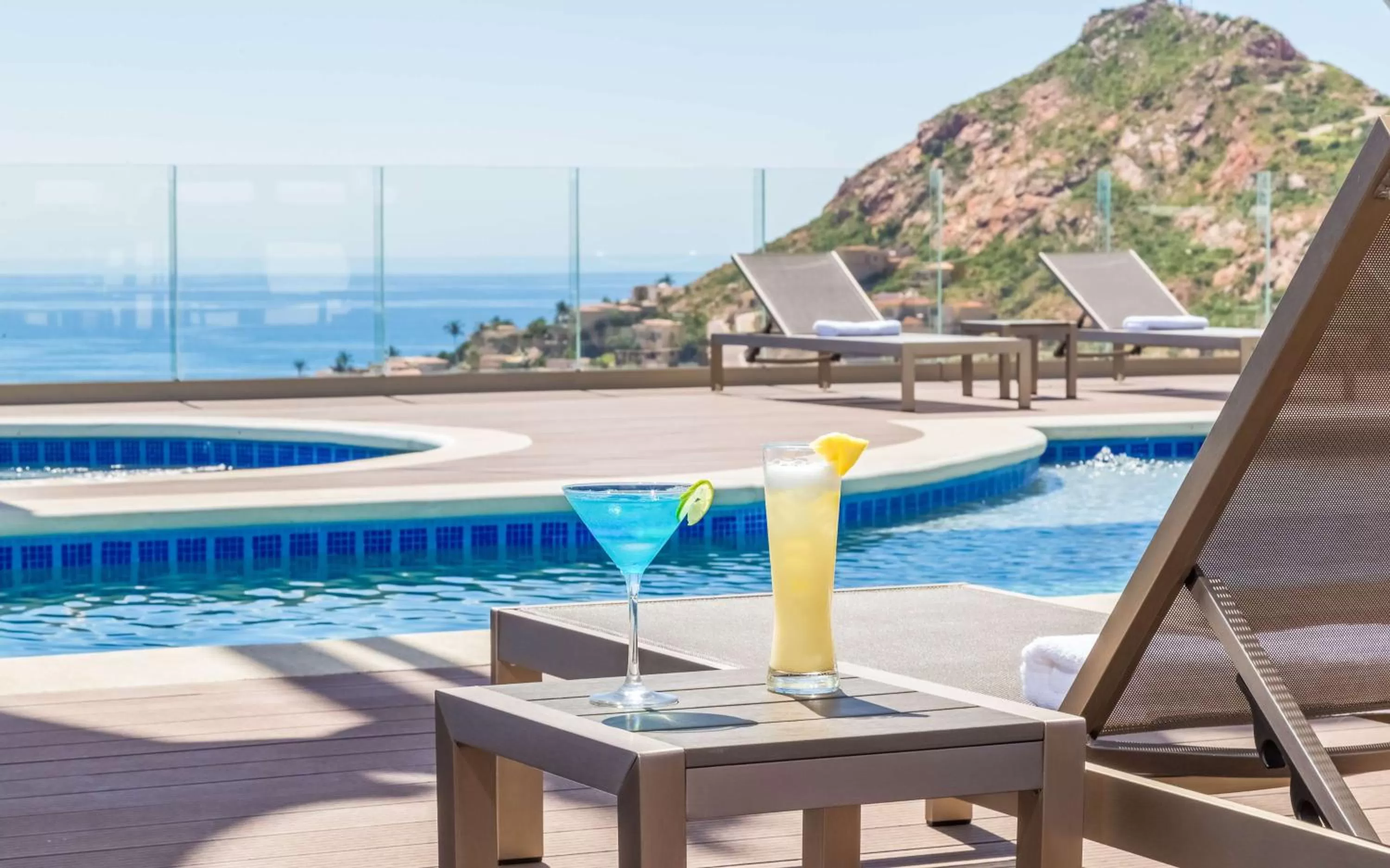 Pool view in Hampton Inn & Suites by Hilton Los Cabos