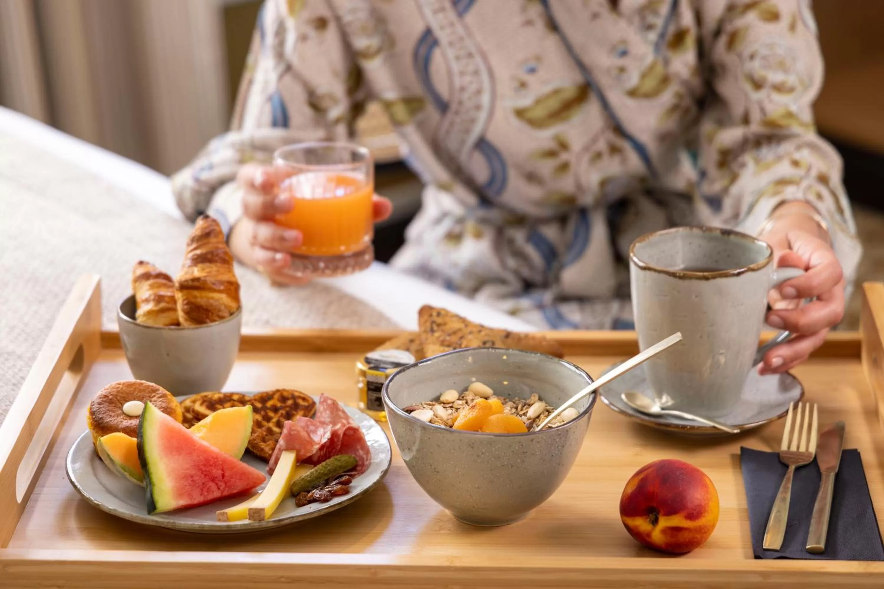 Breakfast in Hotel Bloum