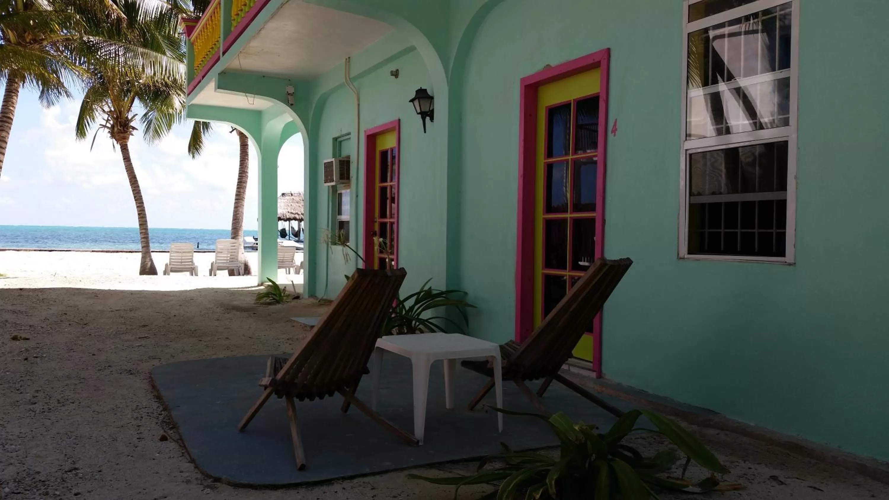 Patio in Barefoot Beach Belize