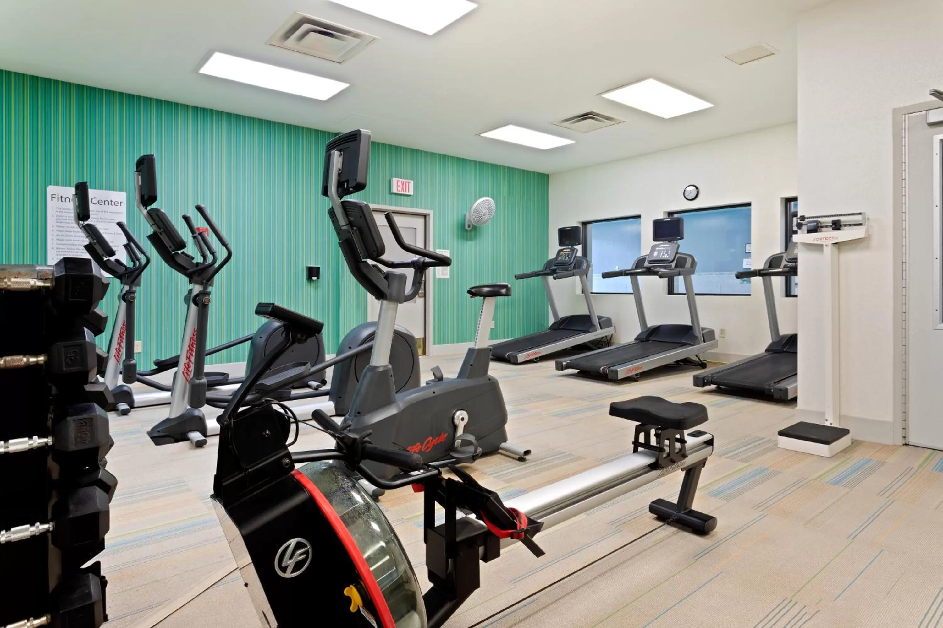 Fitness centre/facilities in Holiday Inn Express Hauppauge-Long Island by IHG