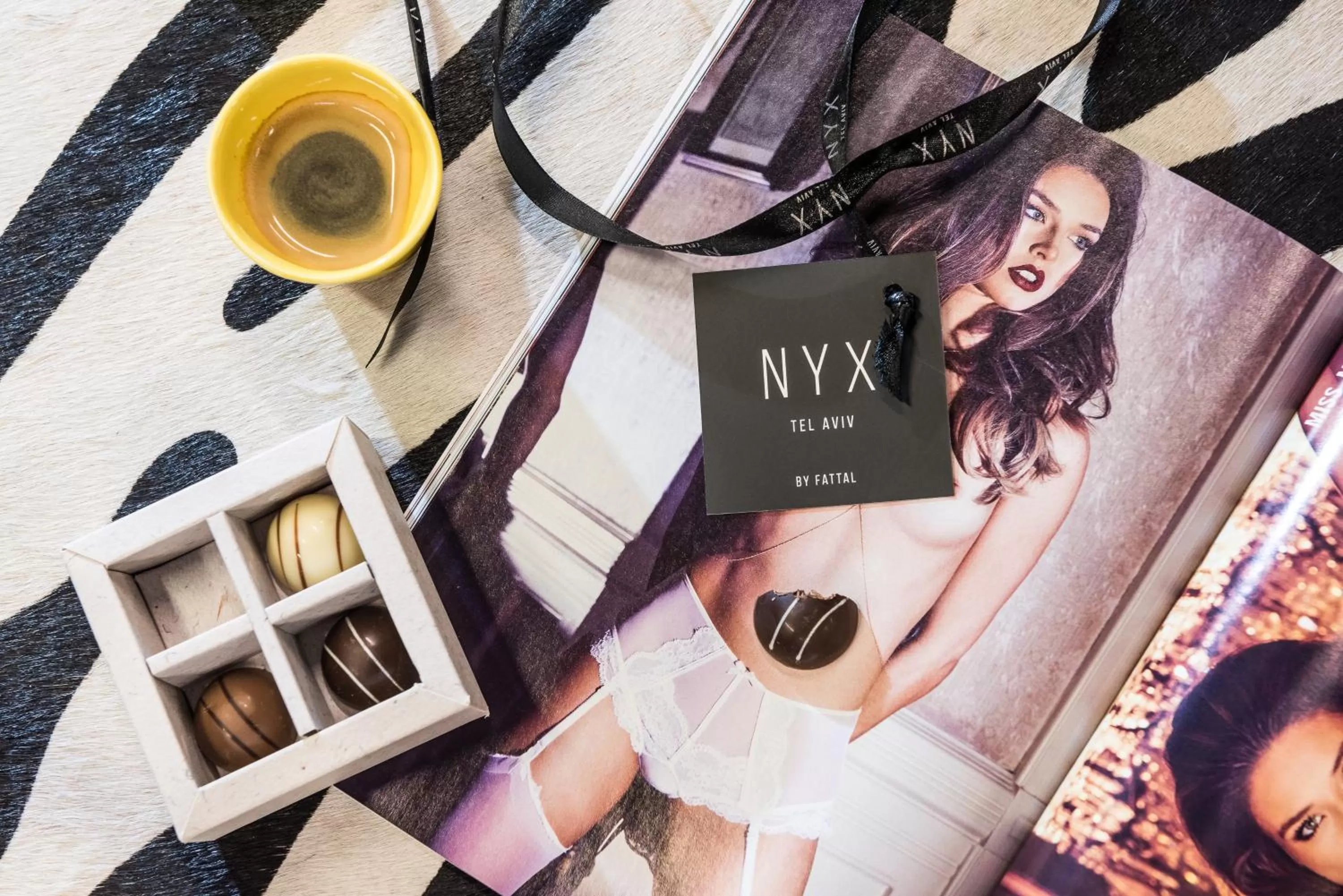 Logo/Certificate/Sign in NYX Tel Aviv