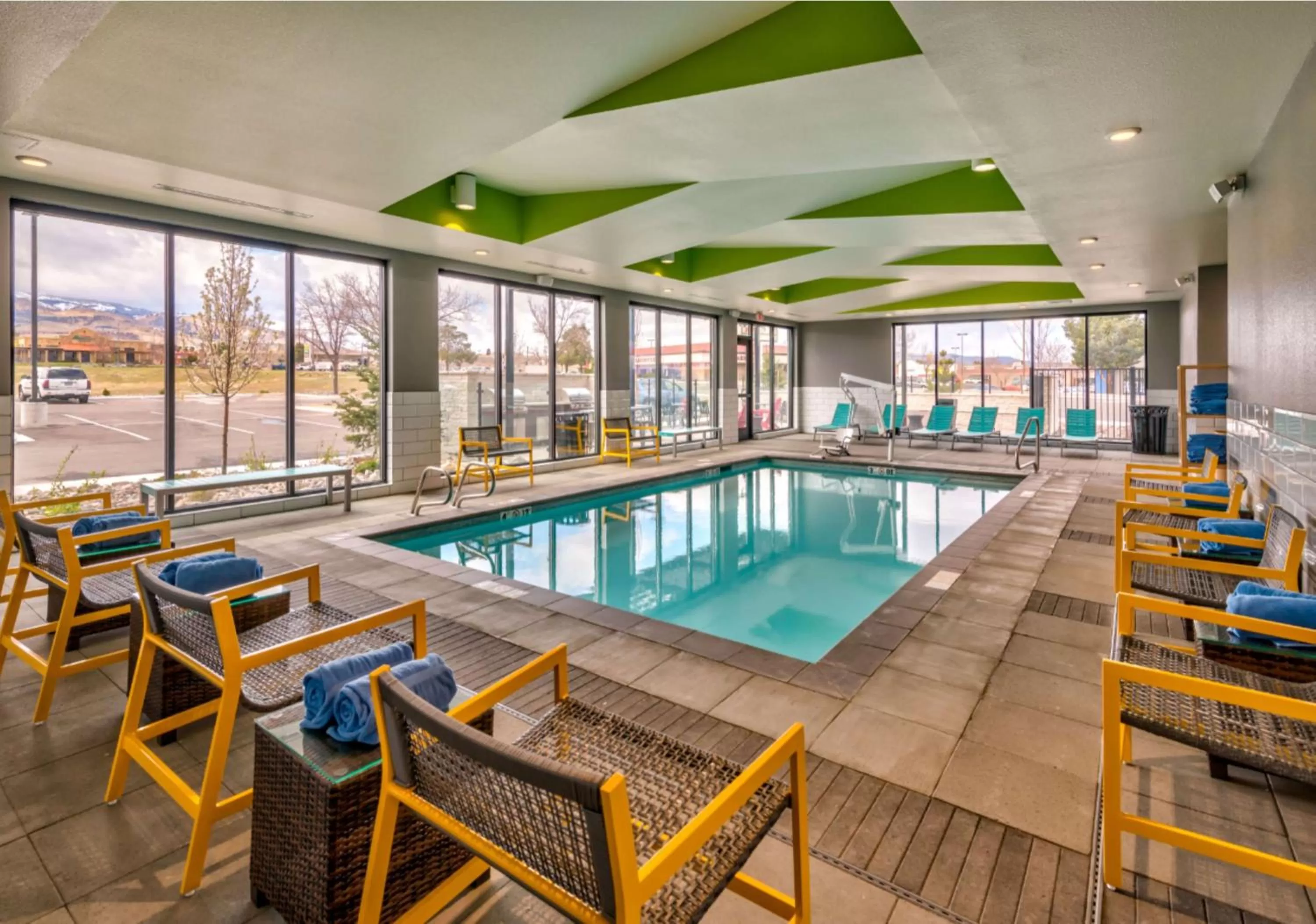 Pool view in Home2 Suites By Hilton Reno