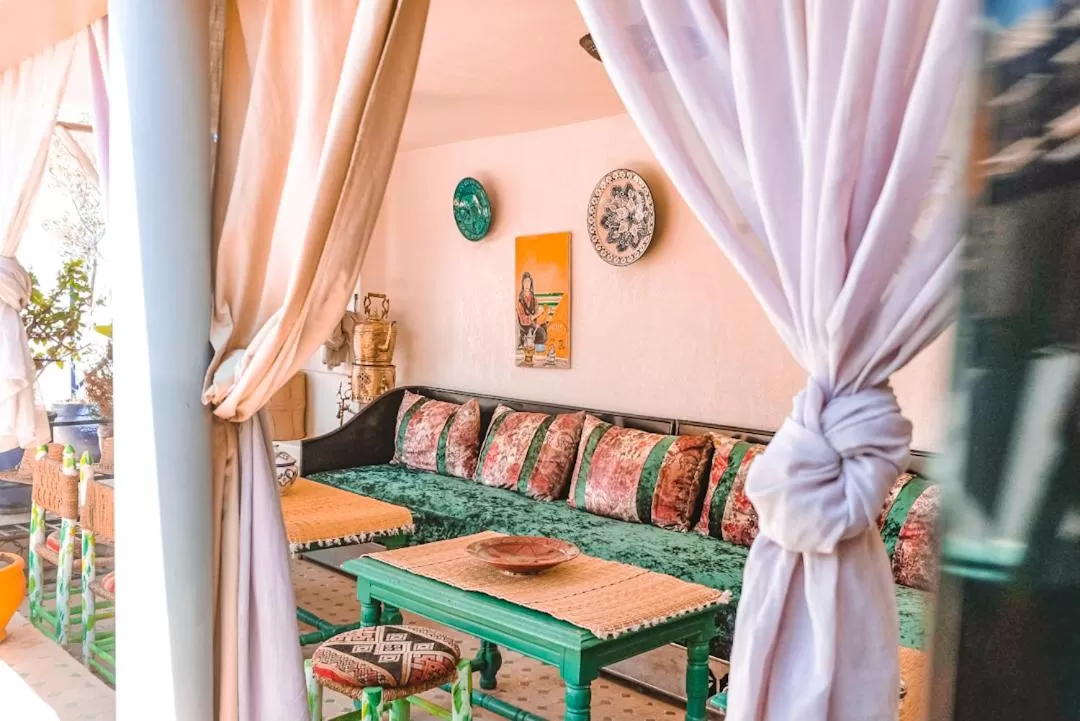 Seating Area in Héritage Lalla Aicha et SPA