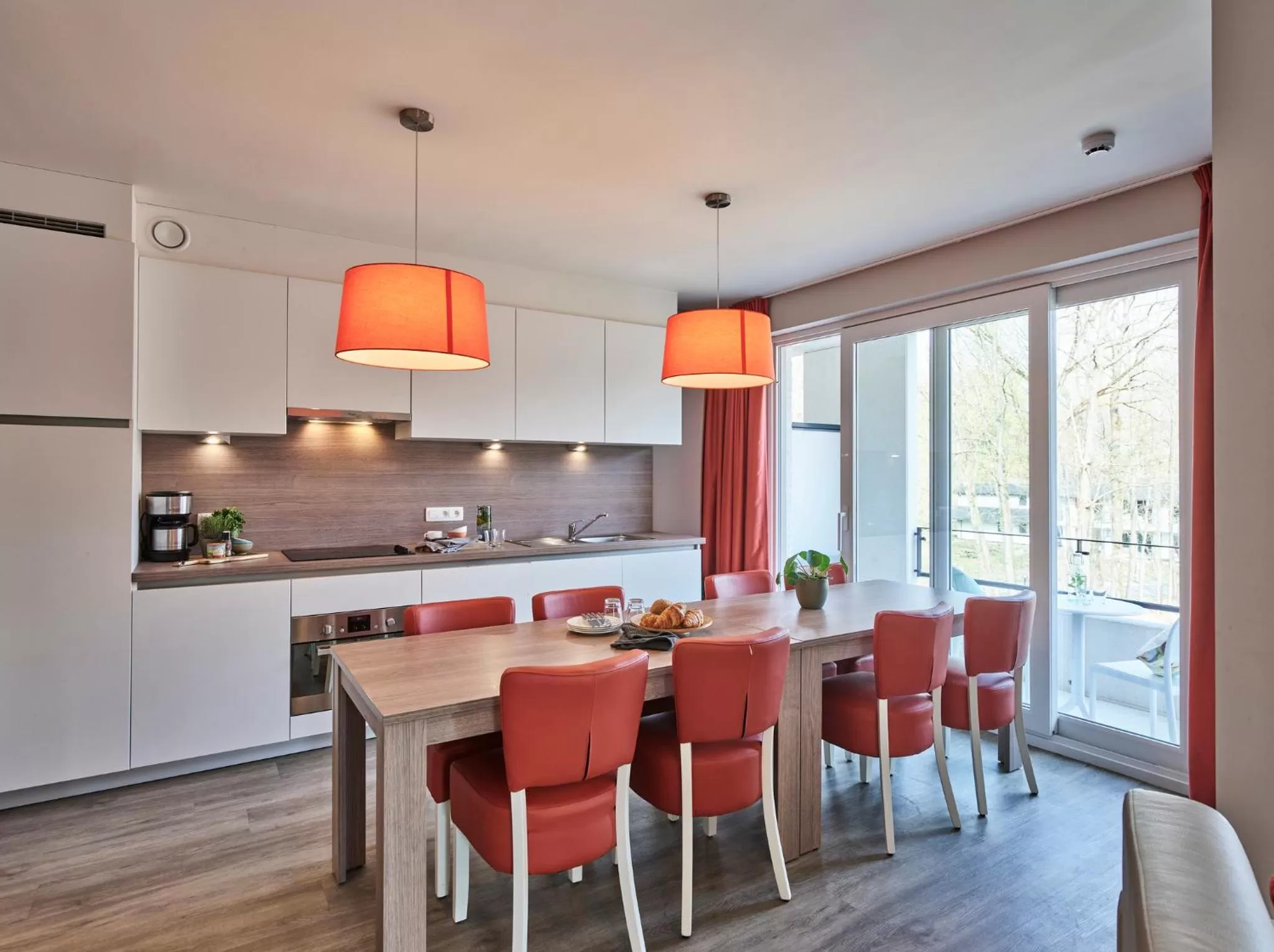 Kitchen or kitchenette in Green Resort Limburg
