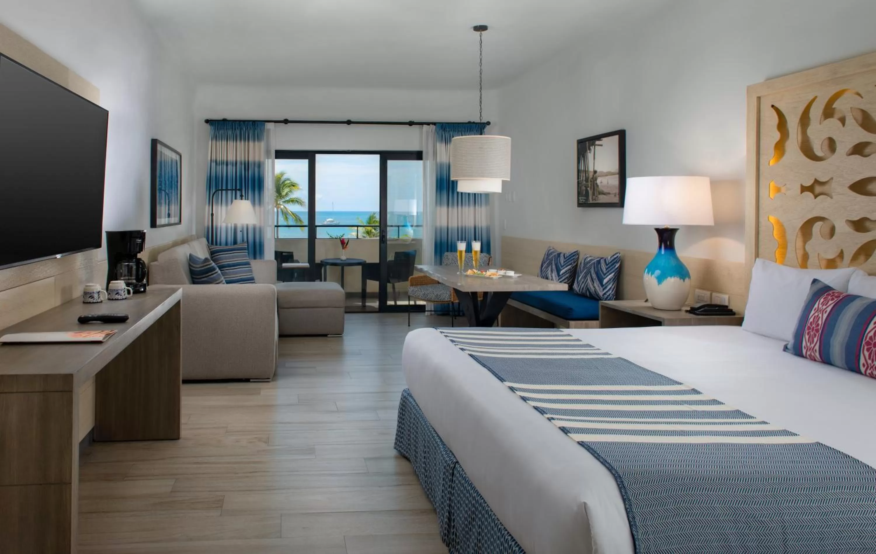 Bed in Pueblo Bonito Mazatlan Beach Resort - All Inclusive