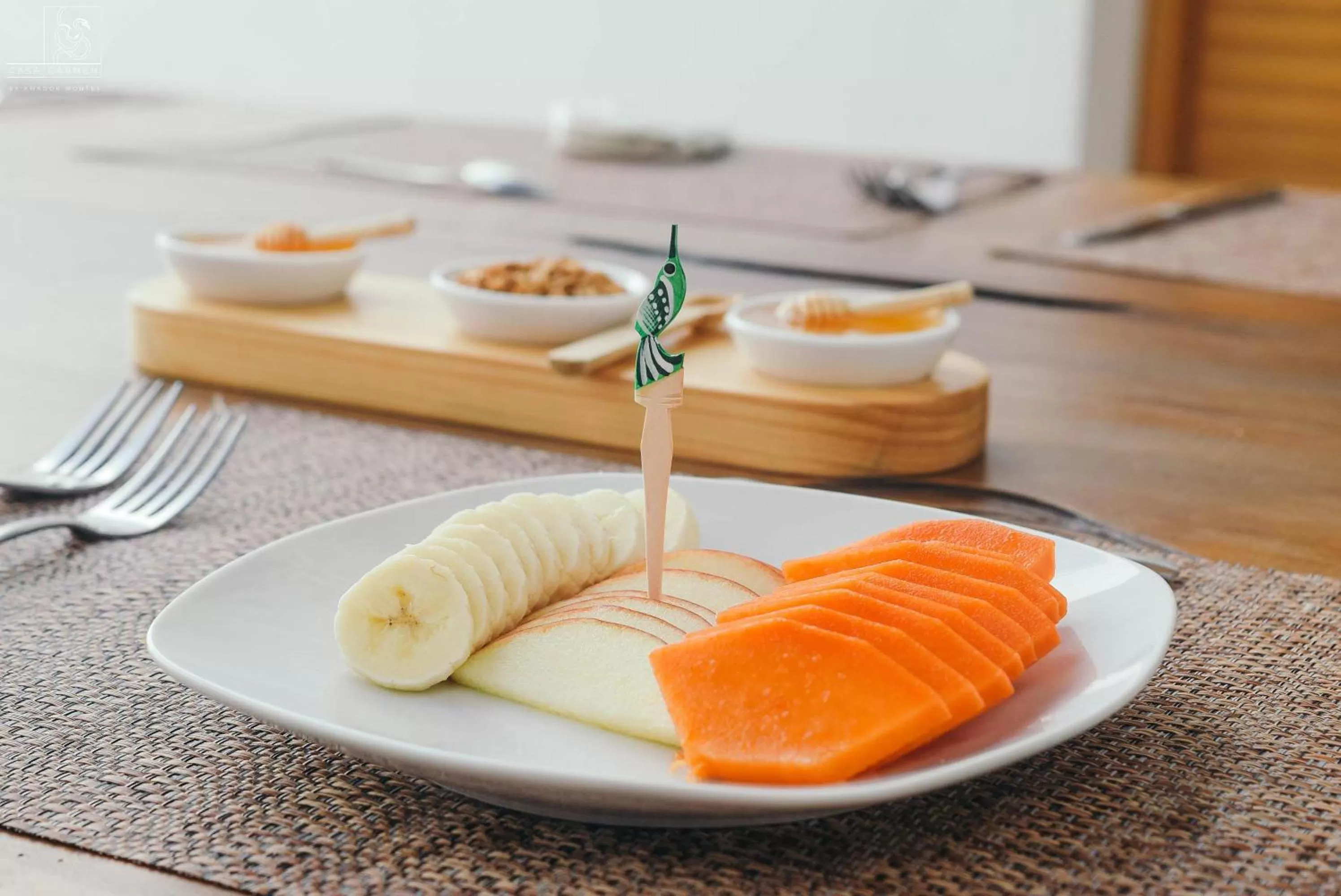 Food and drinks in Casa Carmen Morelos