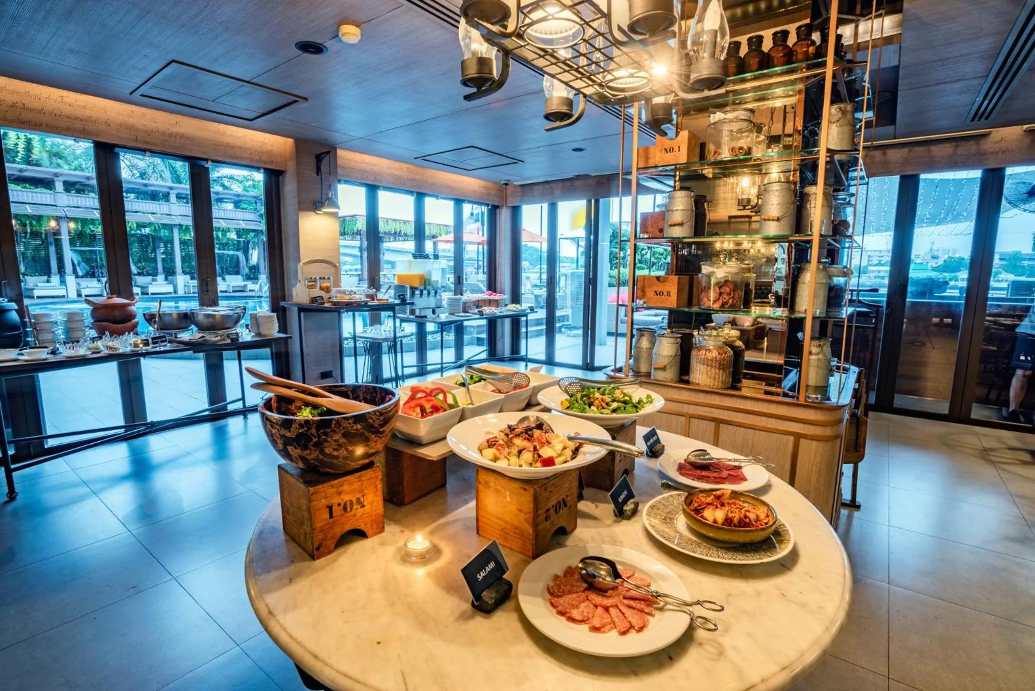 Restaurant/places to eat in Riva Surya Bangkok