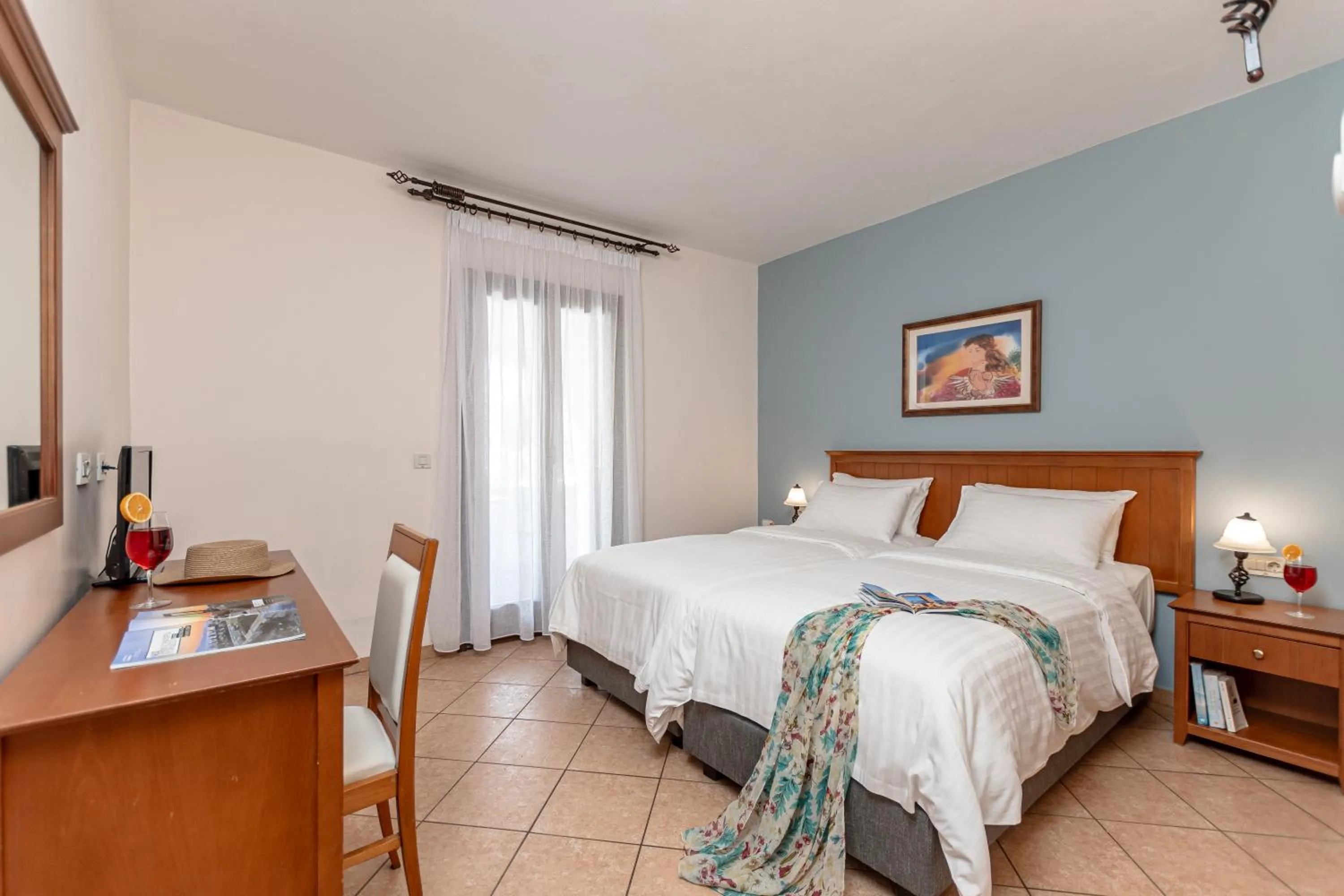 Bedroom in Naxos Resort Beach Hotel