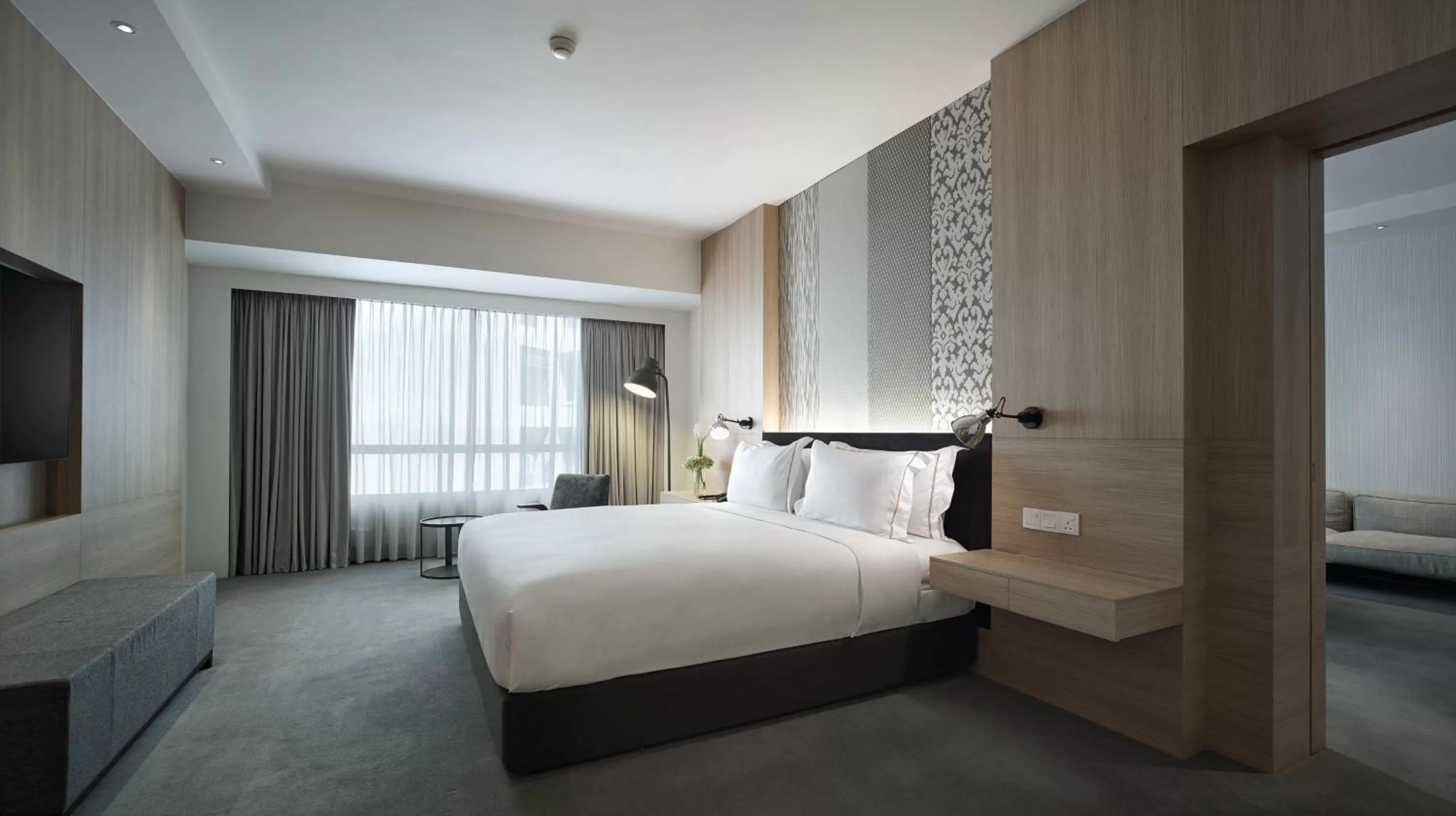 Photo of the whole room, Bed in G Hotel Gurney