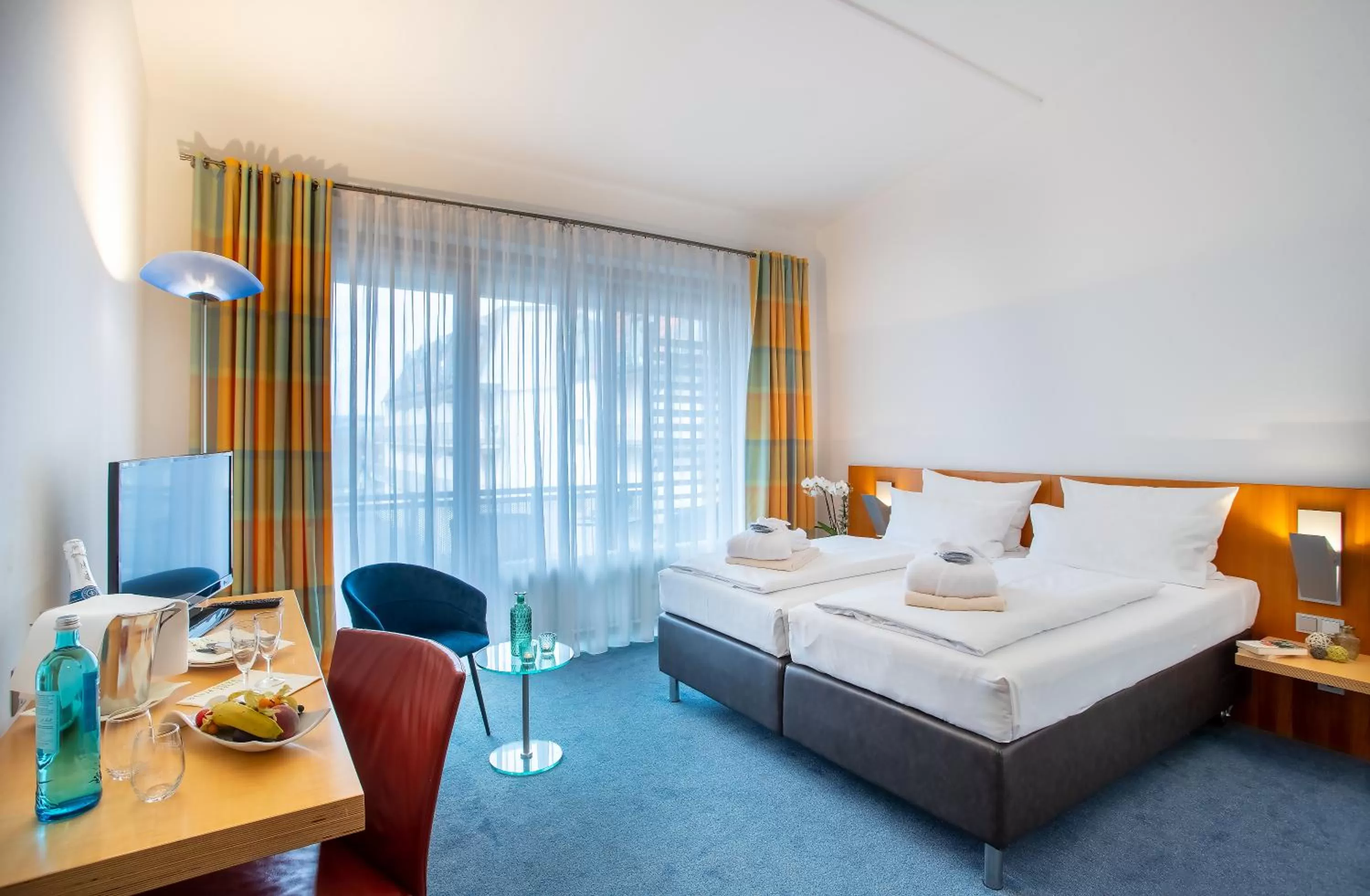 Photo of the whole room, Bed in Aqualux Wellness- & Tagungshotel