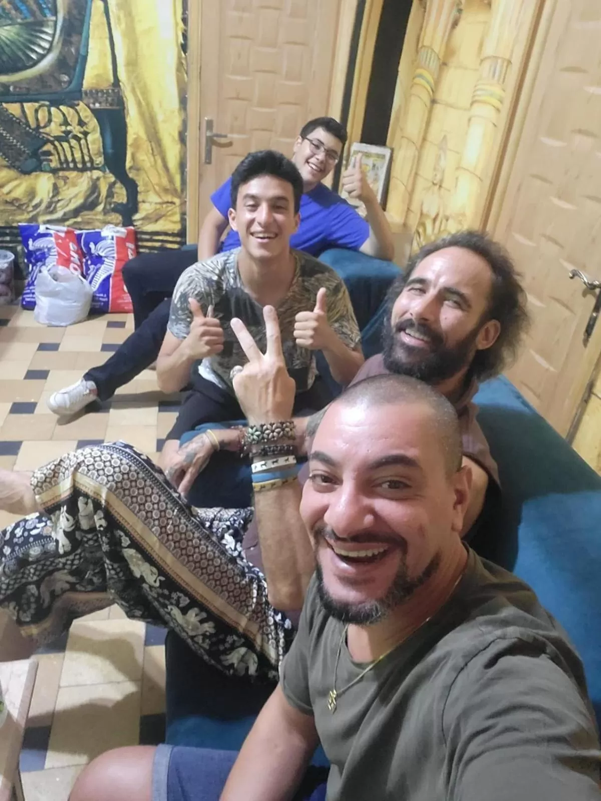 Staff, Family in Castle Hotel