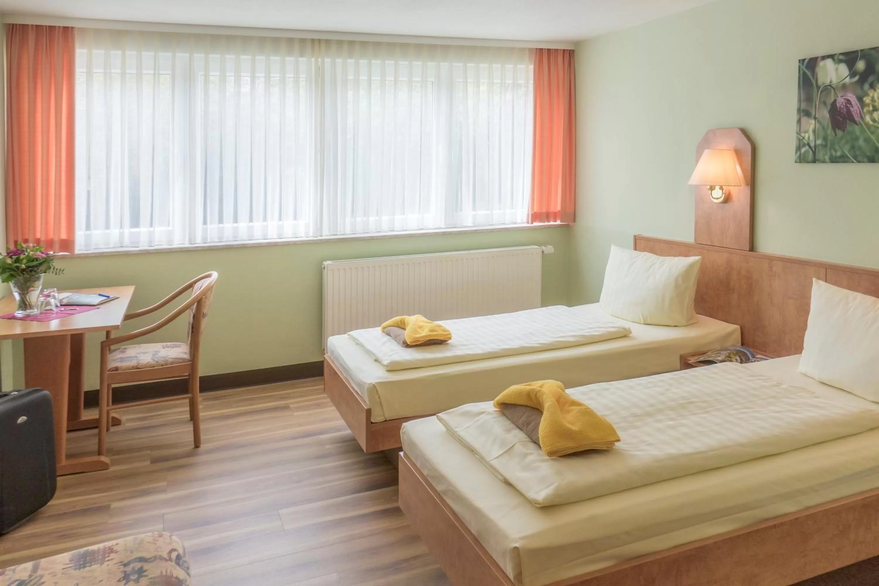 Photo of the whole room, Bed in Hotel Thüringenschanze