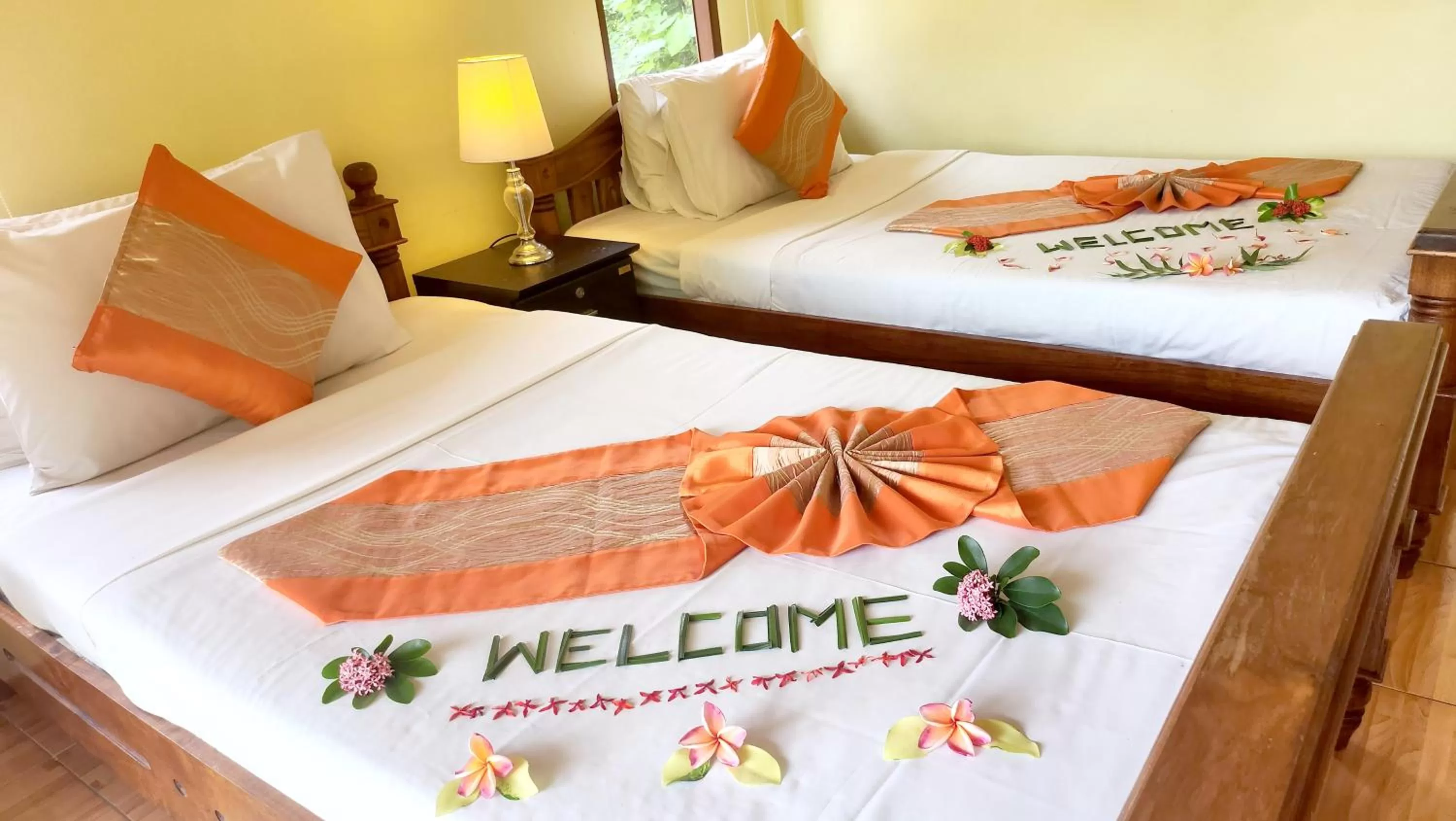 Bed in Sawaddee Aonang Resort