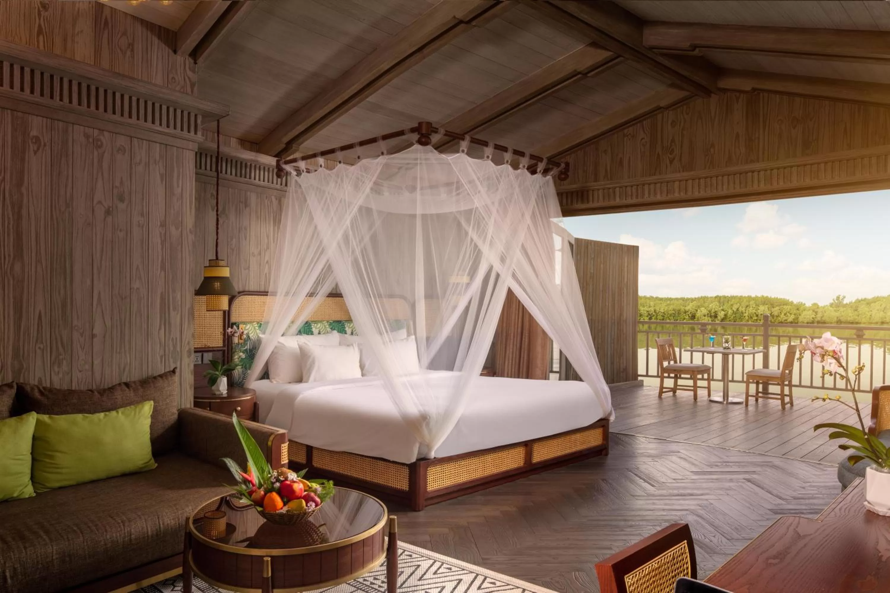 Bedroom, Bed in An Lam Retreats Saigon River