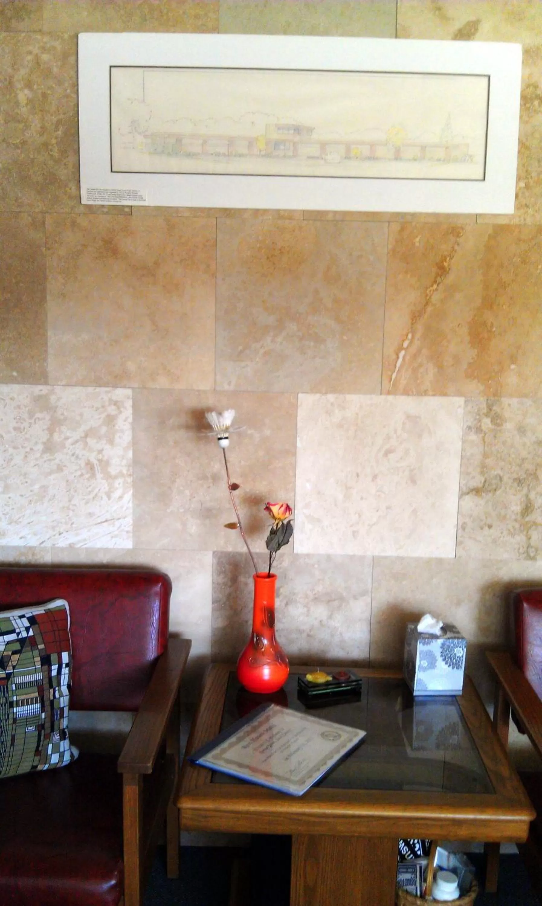 Kitchen/Kitchenette in The Usonian Inn LLC