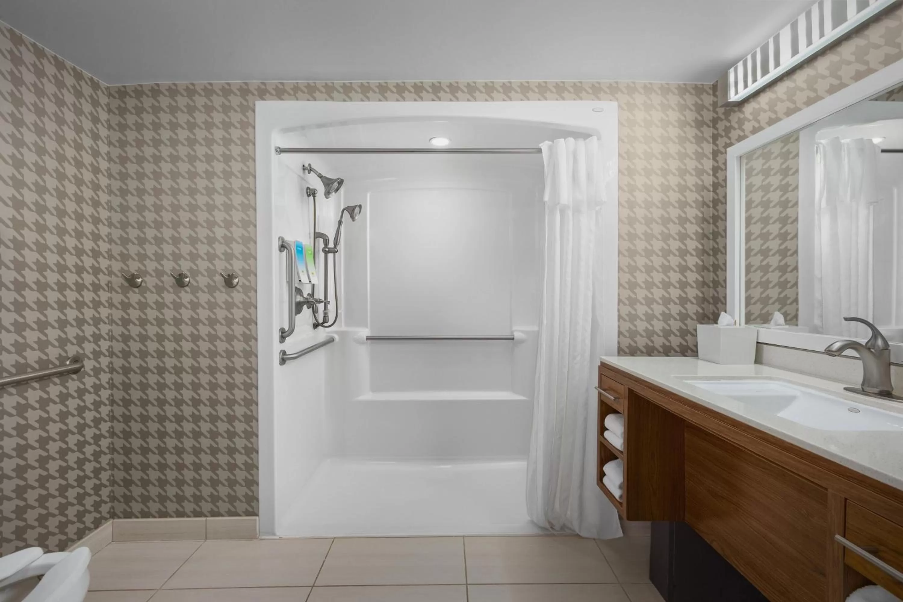 Shower in Home2 Suites by Hilton Jacksonville, NC