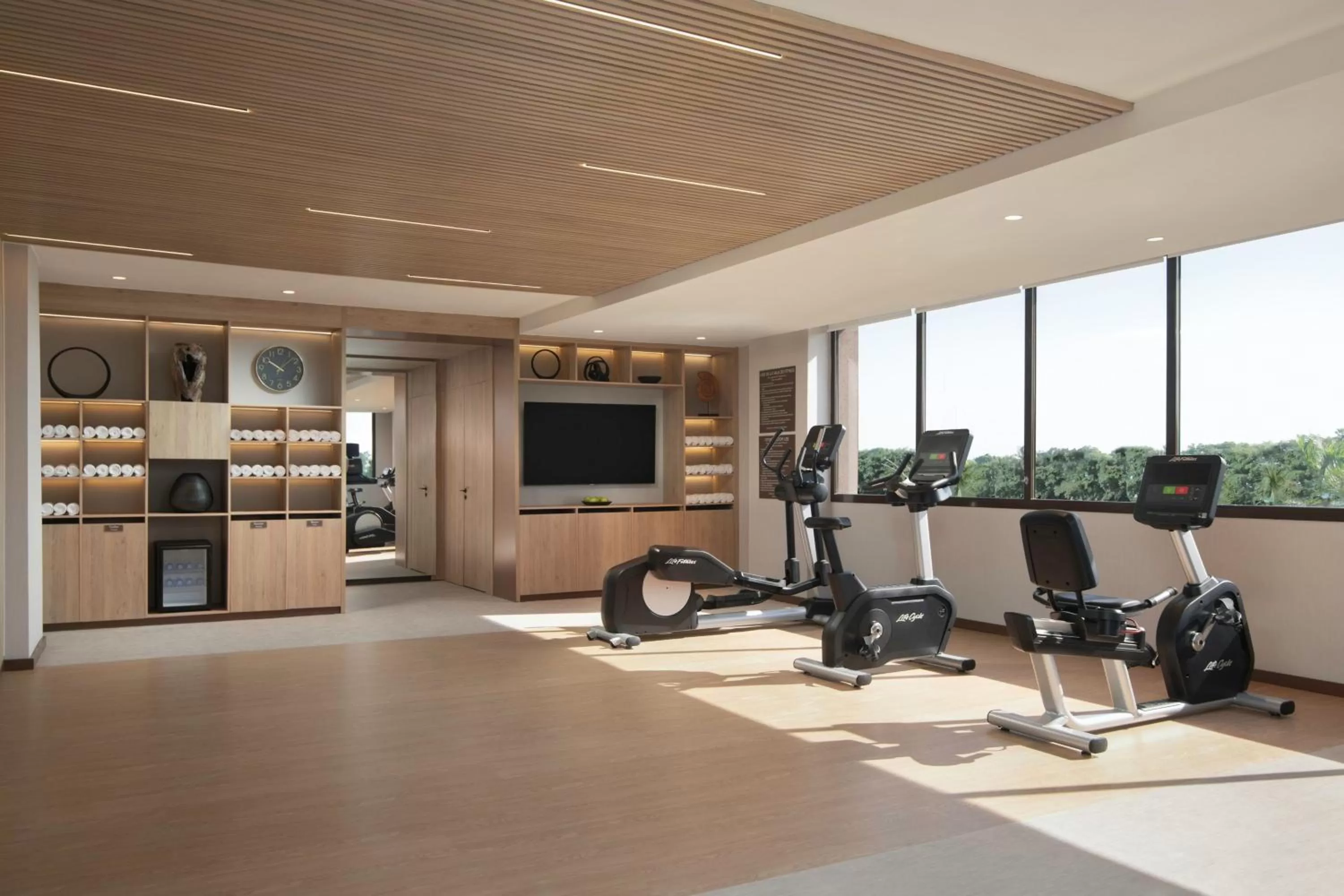 Fitness centre/facilities in AC Hotel by Marriott Punta Cana