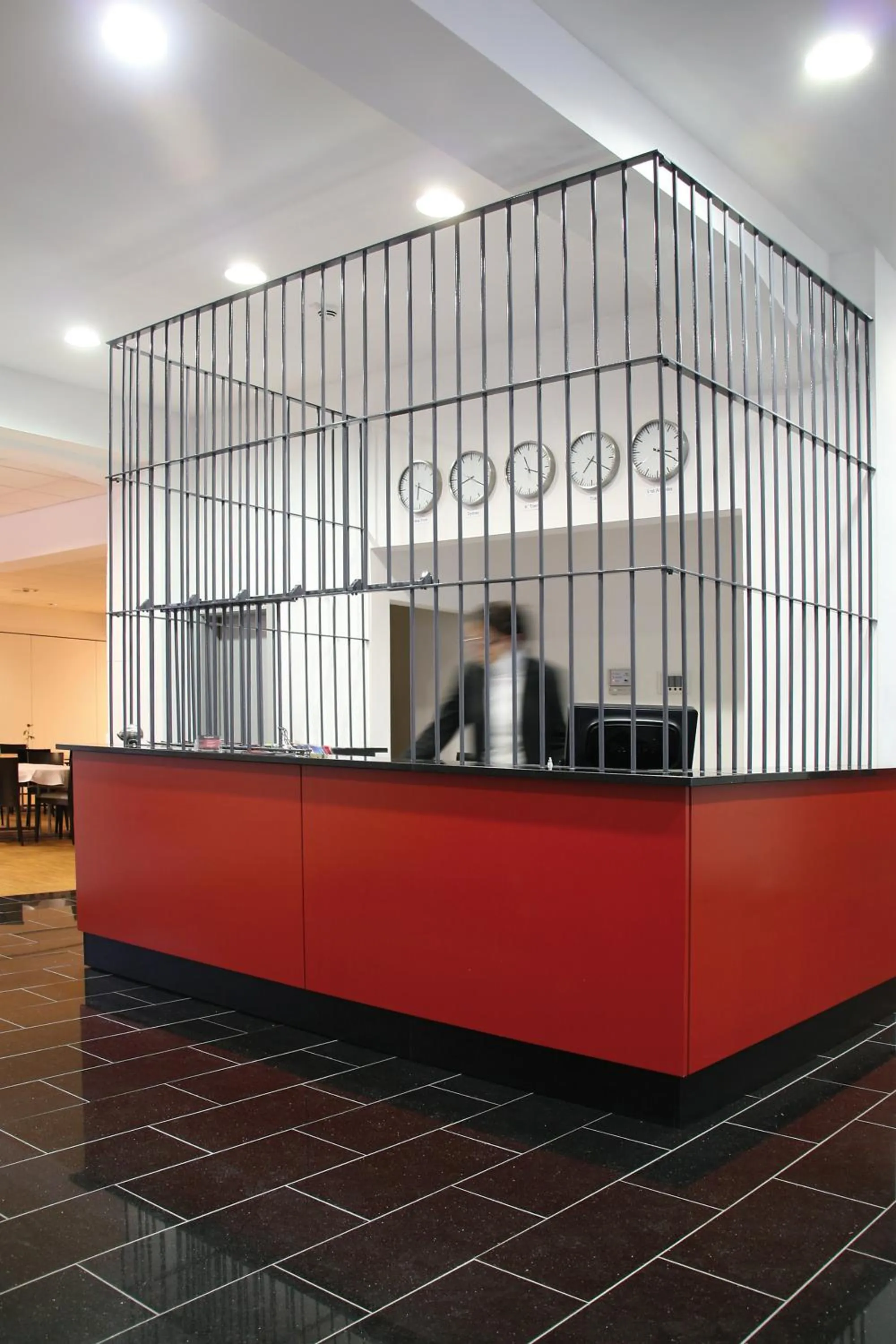 Lobby or reception in ALCATRAZ Hotel am Japanischen Garten