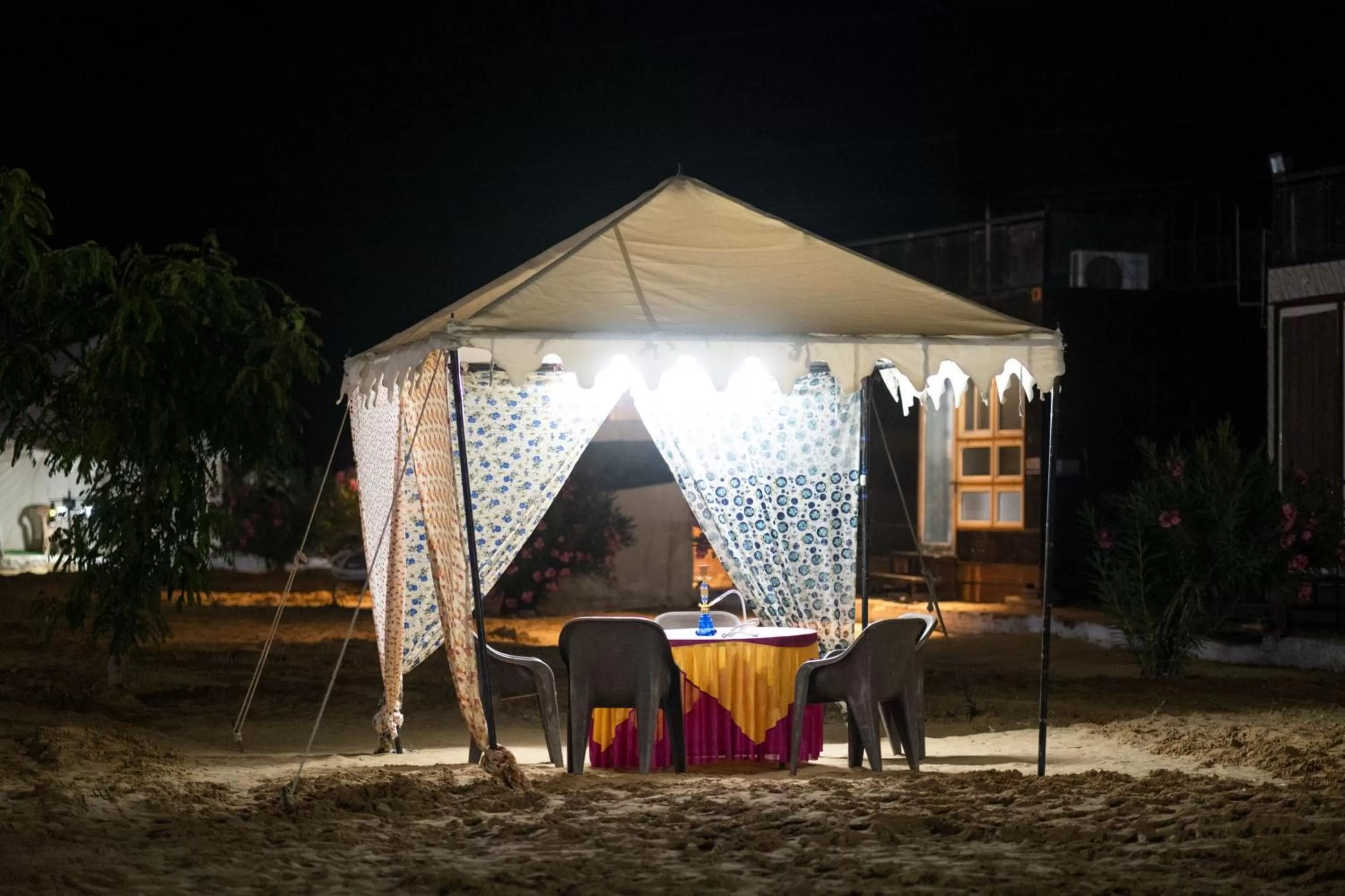 Night in Bhati Desert Camp Sam