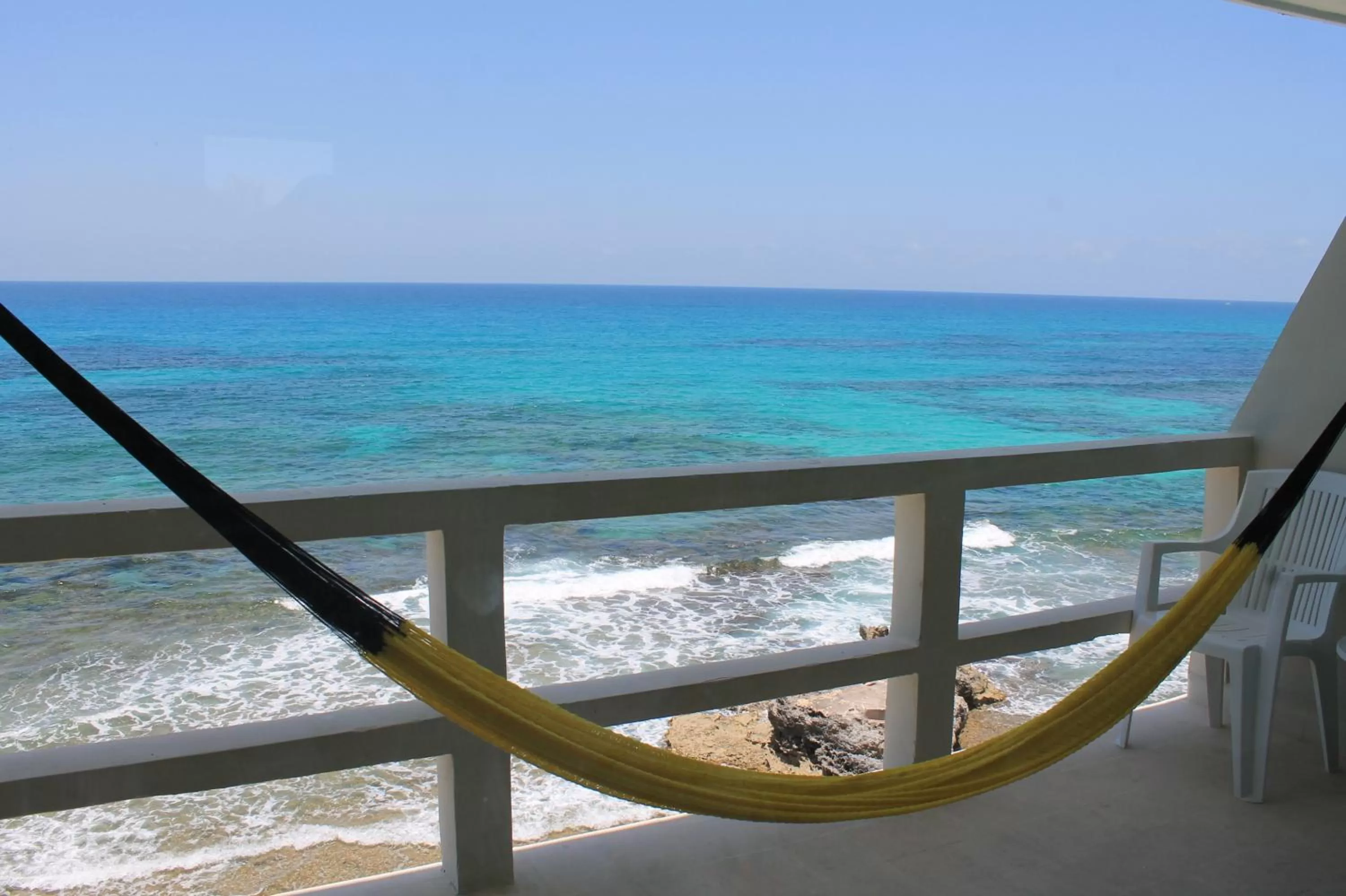 Balcony/Terrace in Rocamar Hotel Isla Mujeres