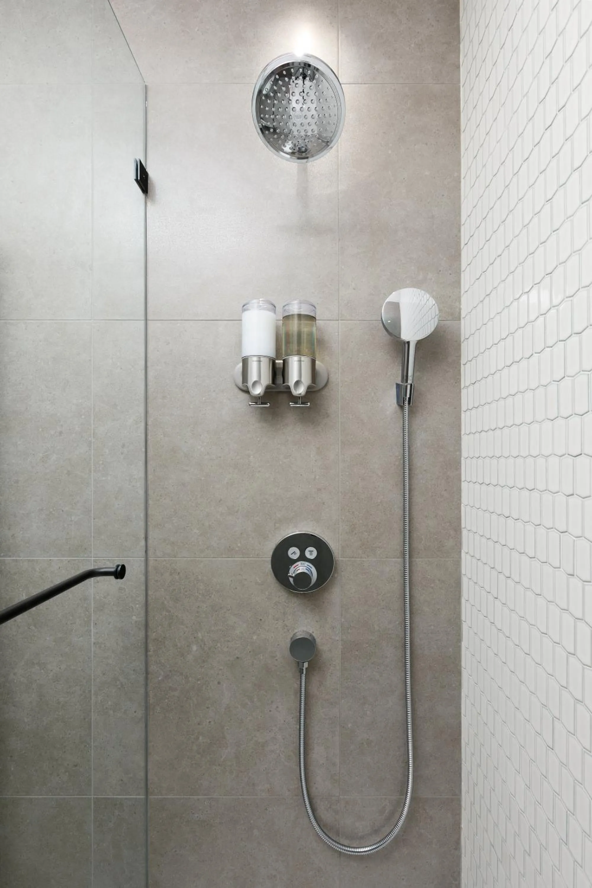 Shower in Victorian Hotel