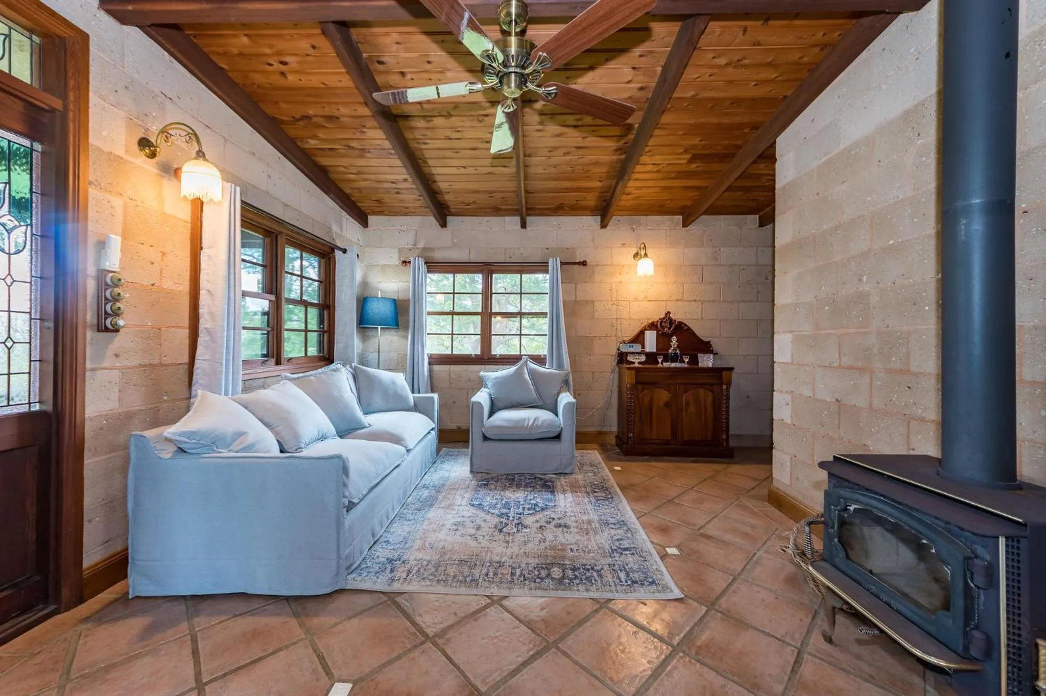 Living room in Clarendon Forest Retreat