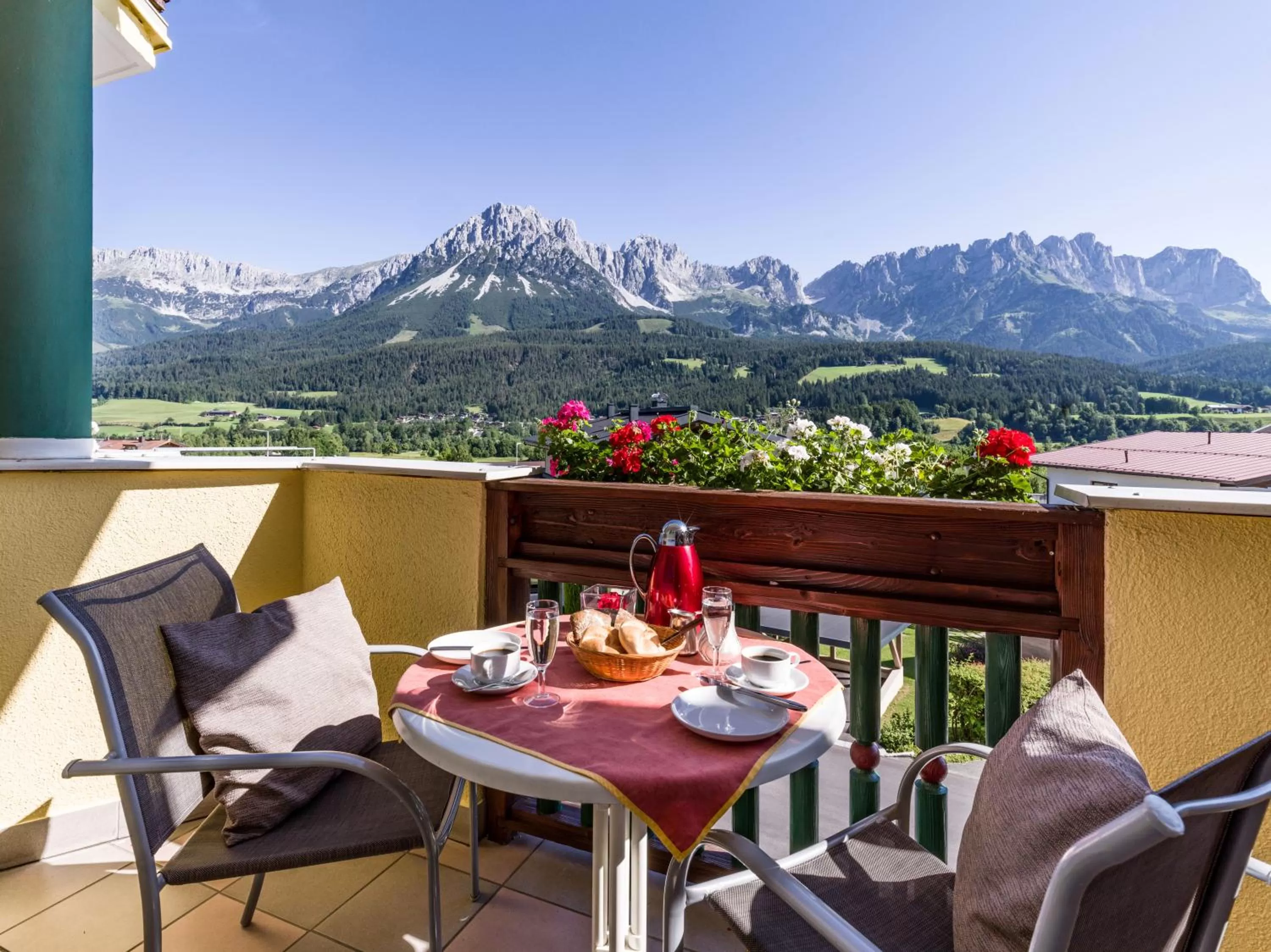 Balcony/Terrace, Mountain View in Apparthotel Tom Sojer