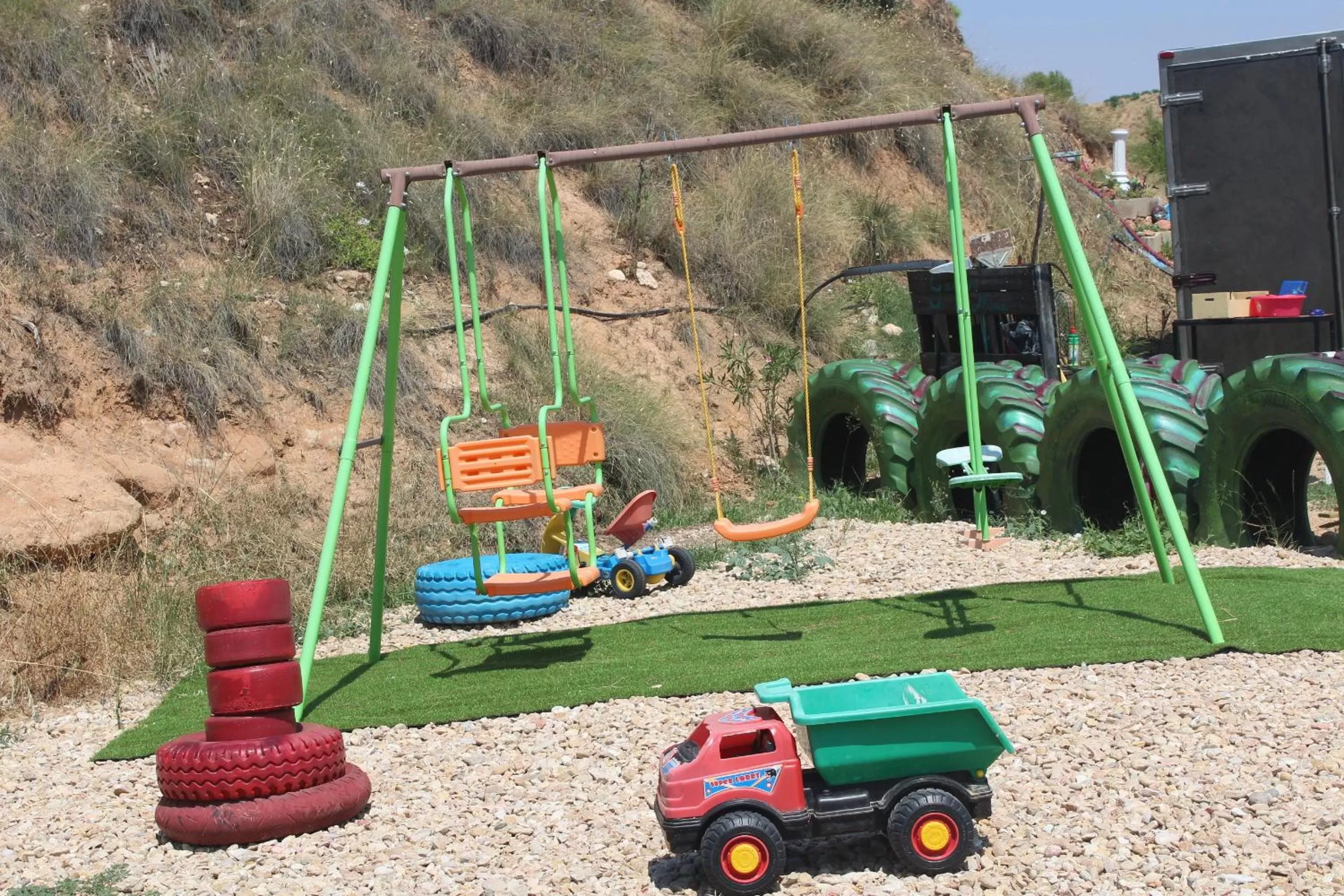 Children play ground, Children's Play Area in Cabezo Buñuel Hostal