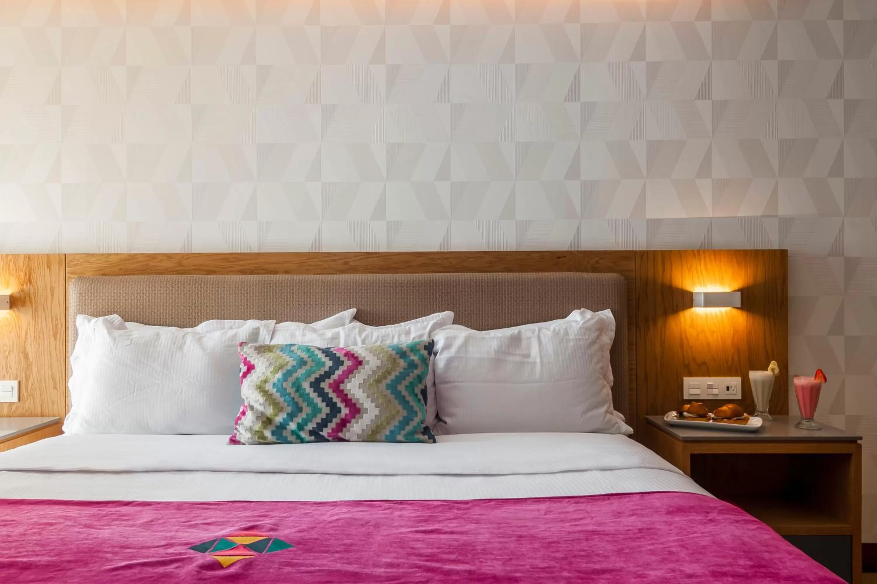 Bed in FCH Hotel Providencia