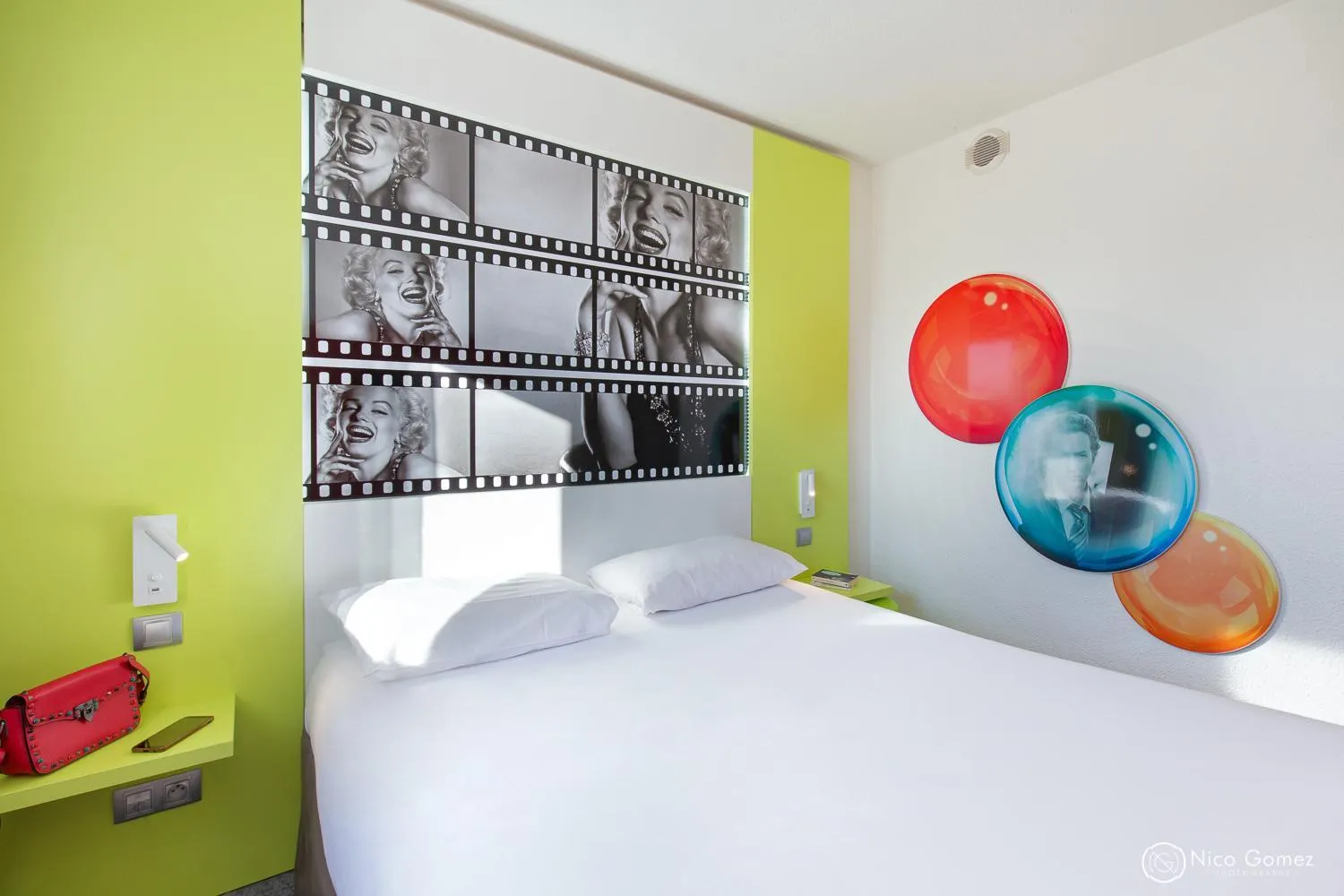 Bed in ibis Styles Cannes Le Cannet