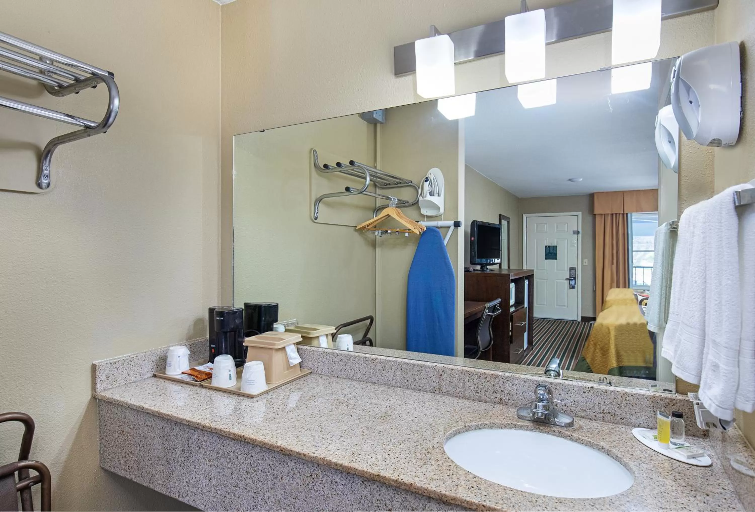 Bathroom in Super 8 by Wyndham Nashville West