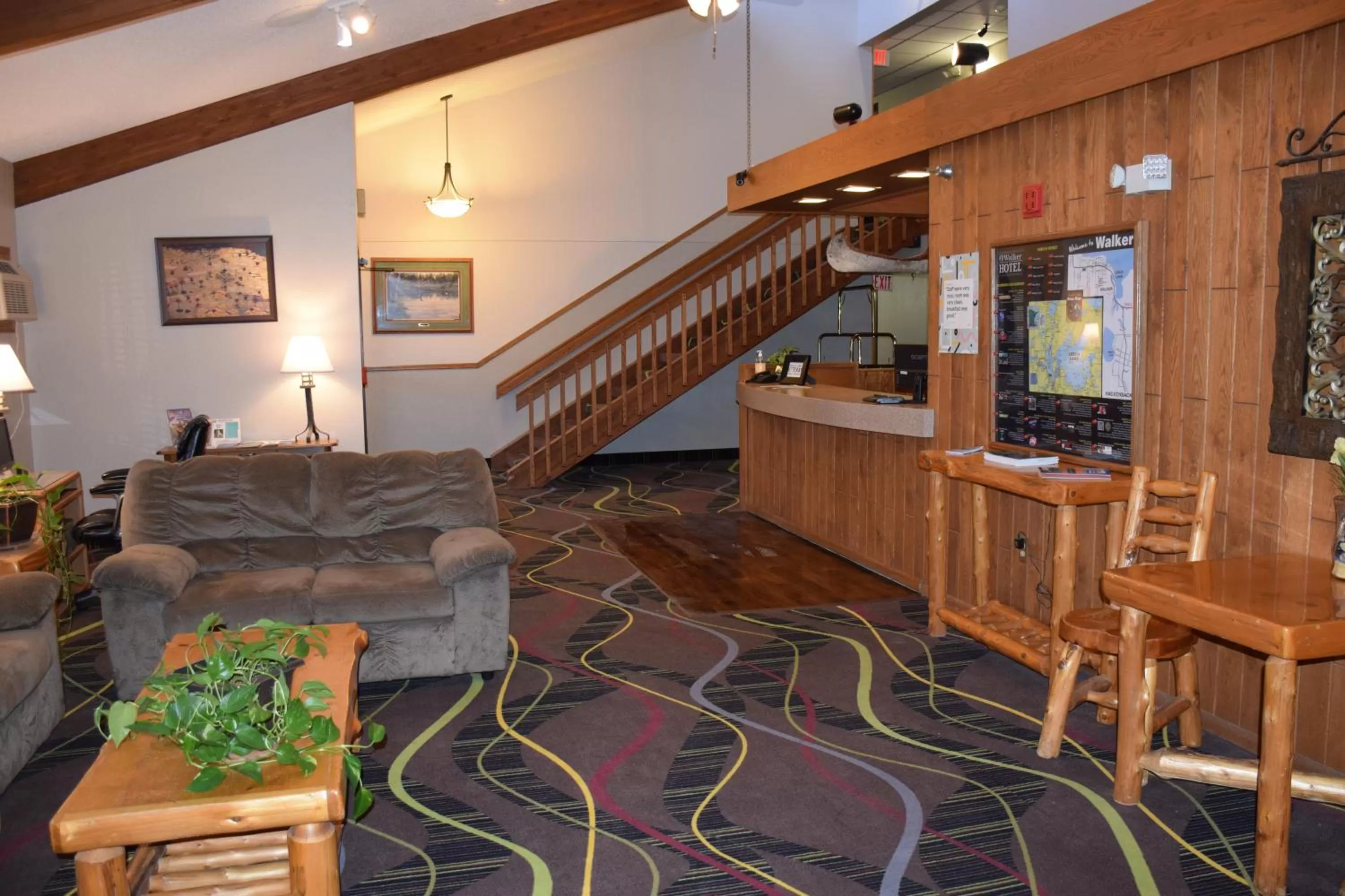 Lobby or reception in Walker Hotel